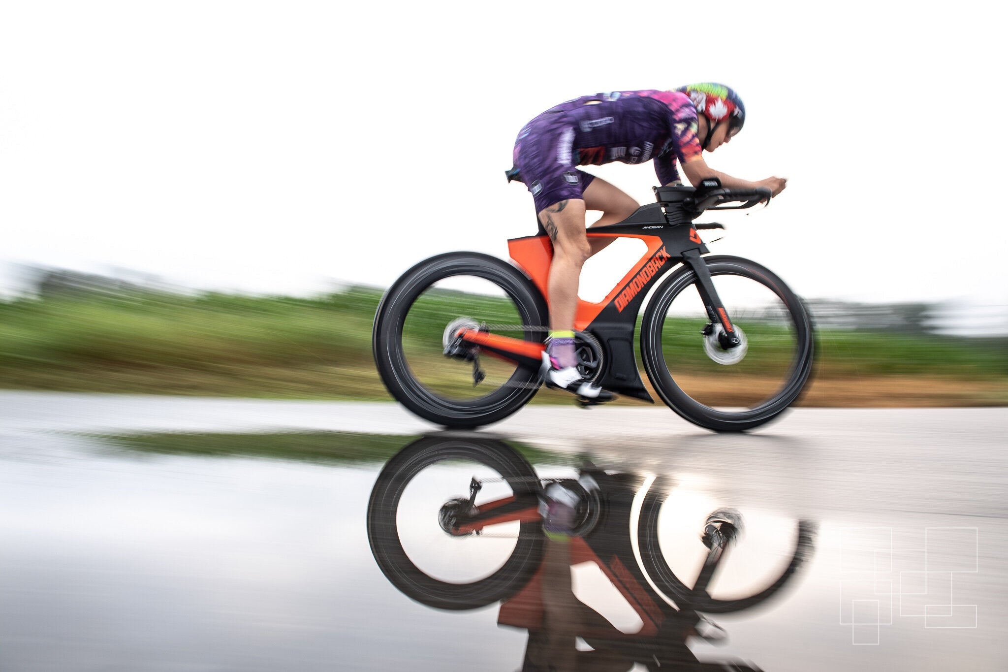Shooting the Diamondback Andean Triathlon Bike with Rachel McBride