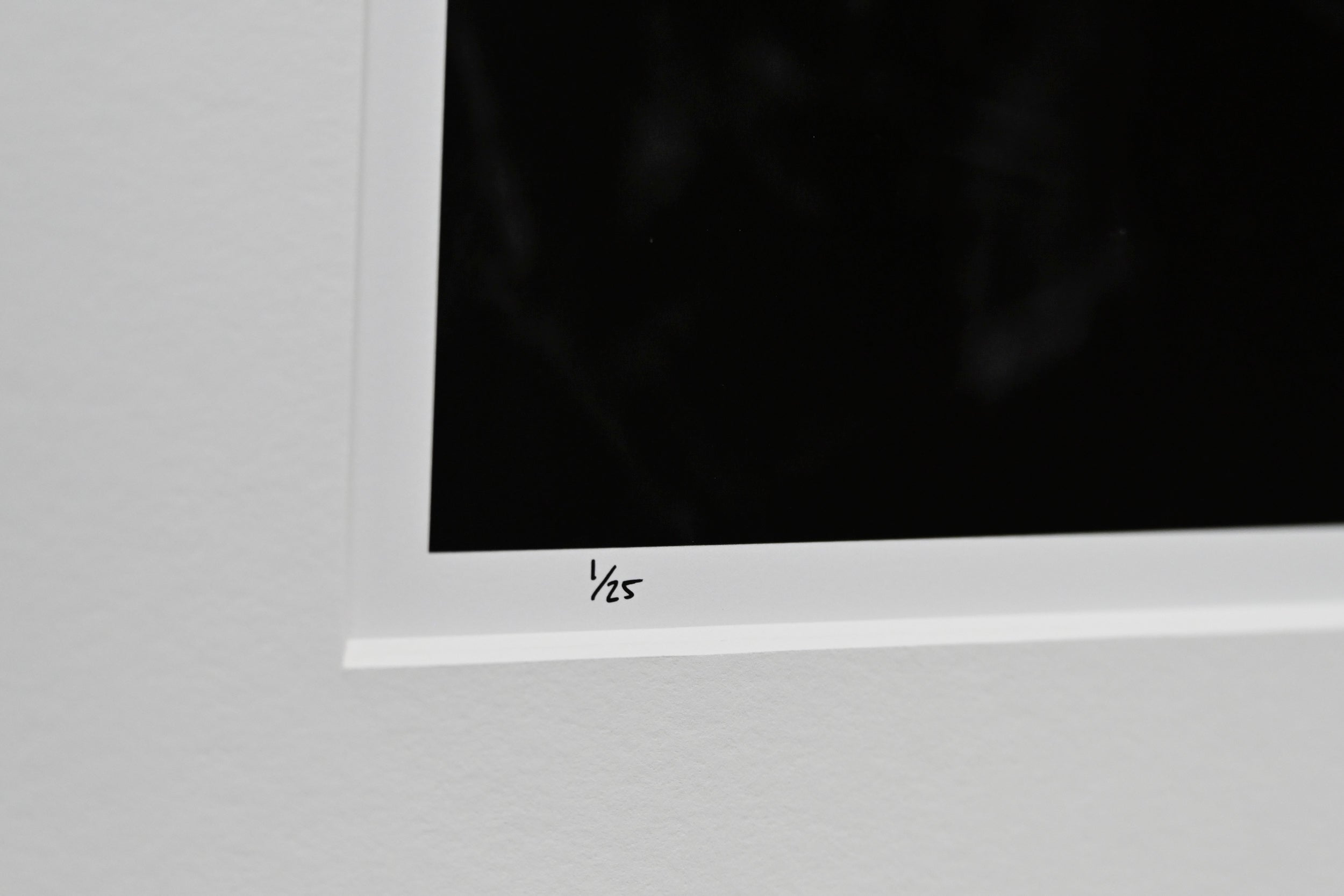 Raindrops on the False Lily of the Valley: 24x36 Limited Edition Framed Print