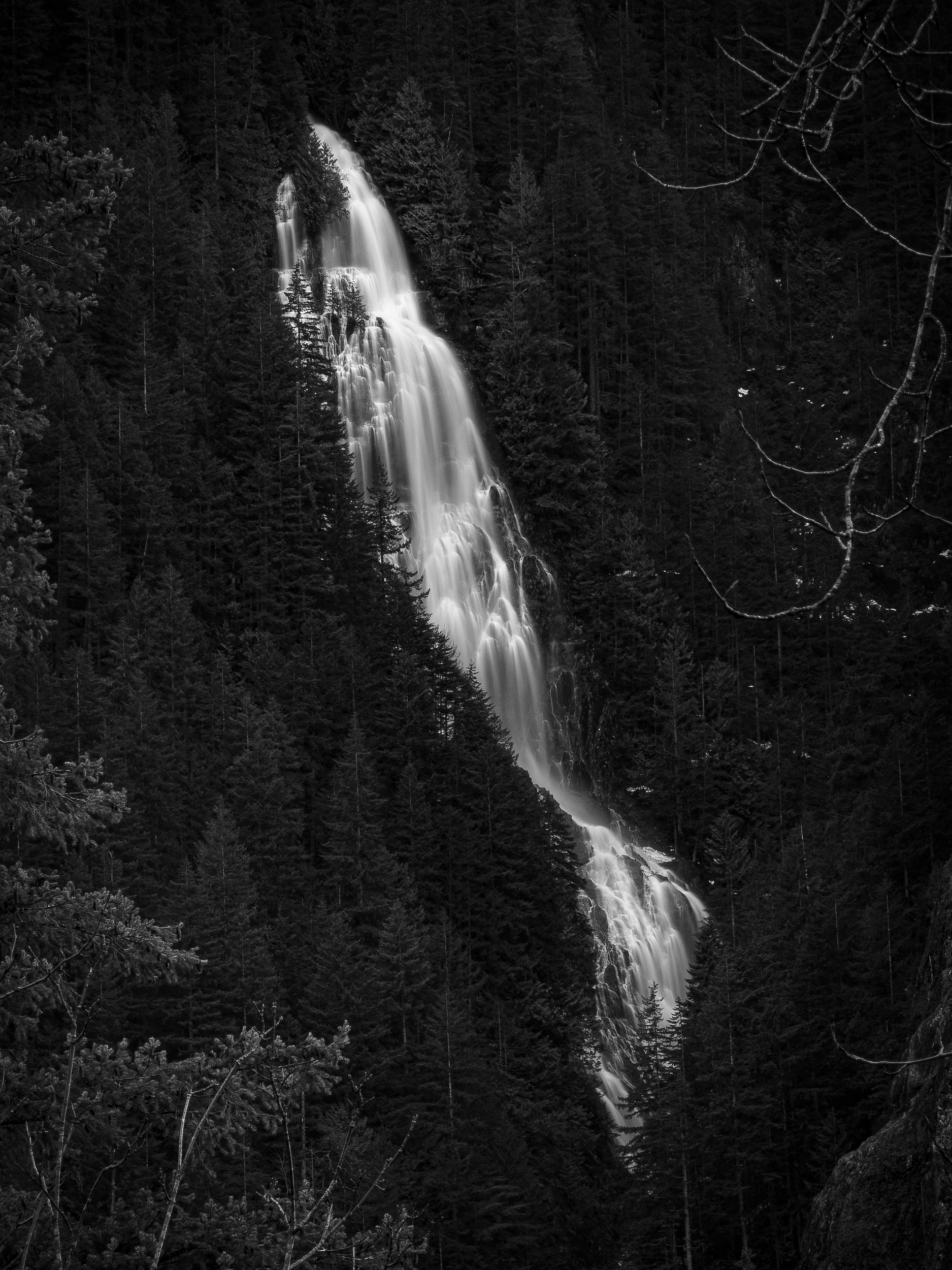 Crater Creek Falls on Mount Si: Limited Edition Framed Print