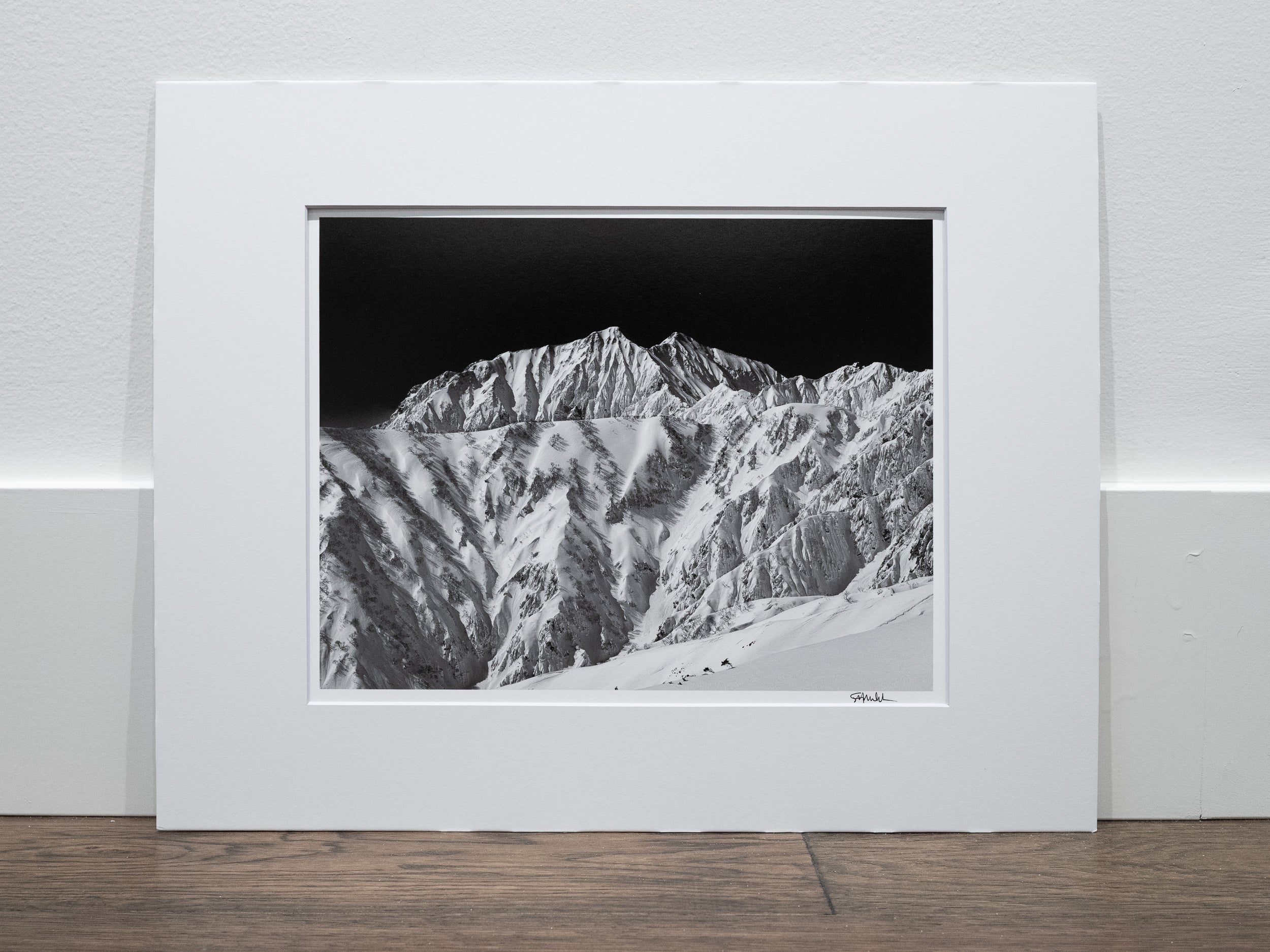 Mount Kashima-Yarigatake from Happo-one: 11x14 Open Edition Matted Print
