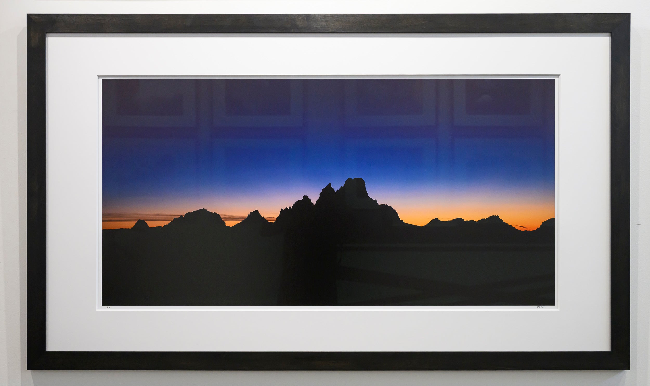 Slesse Mountain Sunset Gradient: 24x48 Limited Print