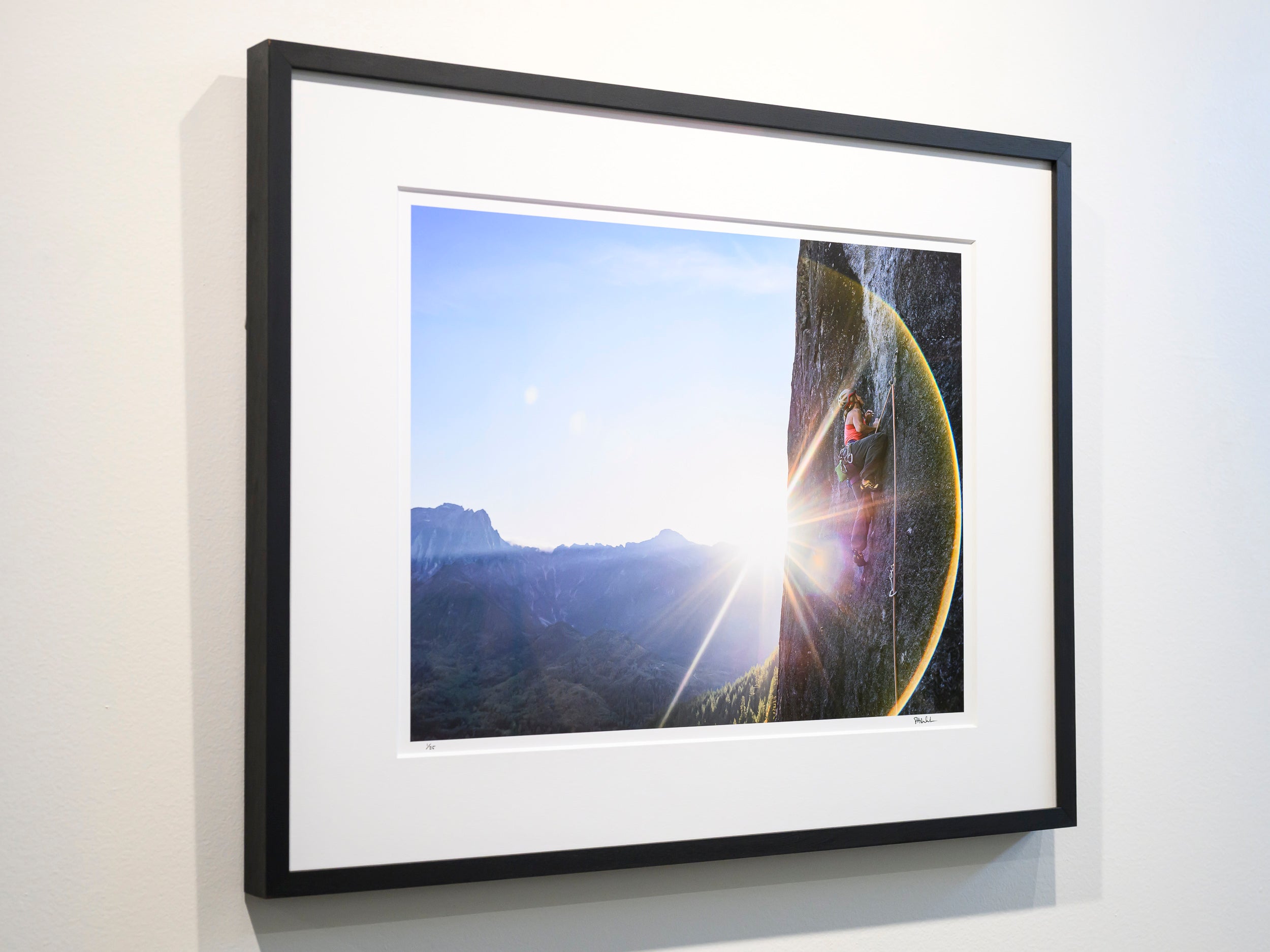 Final Rays of Sunshine on Index Upper Town Wall: 15x20 Limited Print