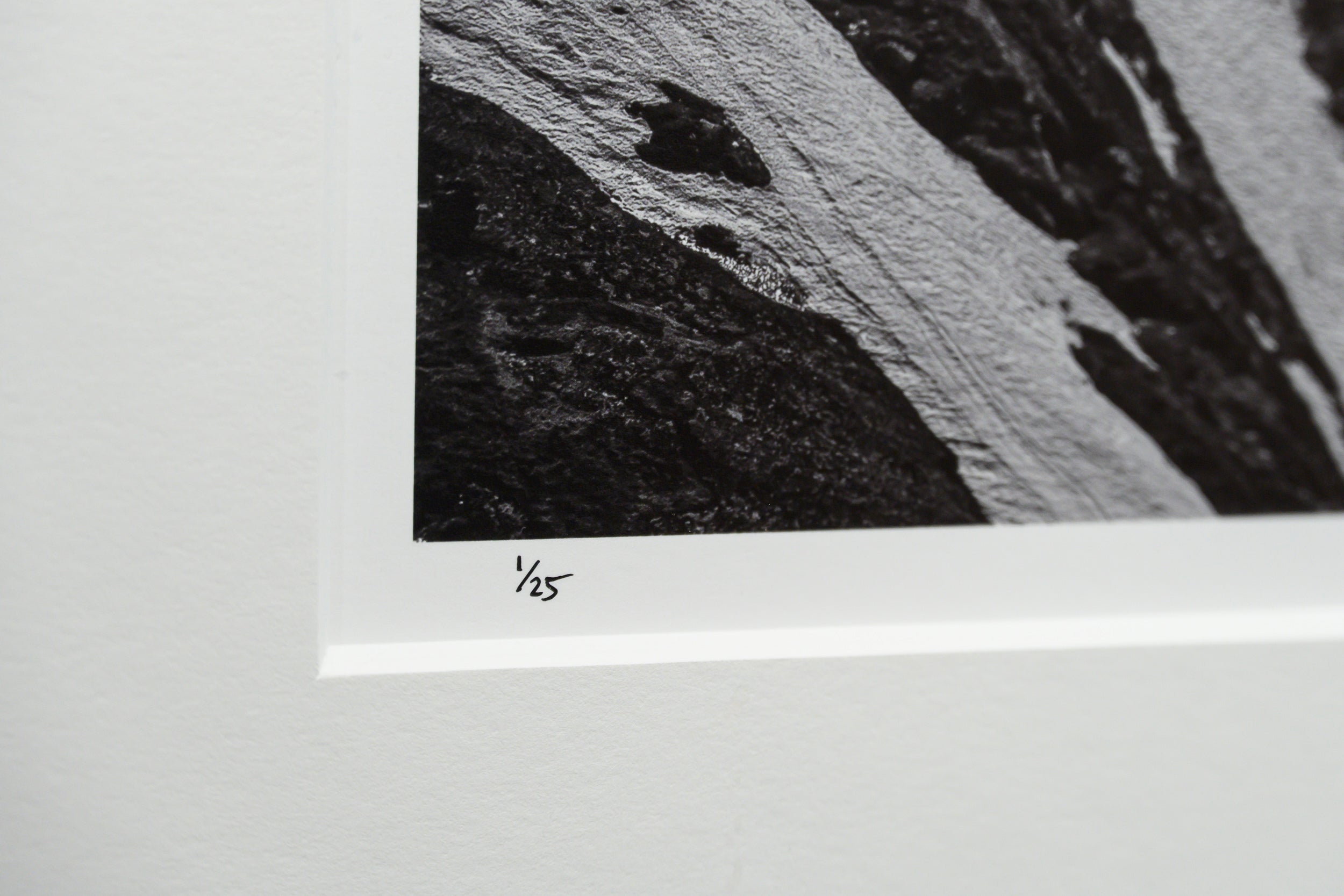 Granite Slabs Shedding Spring Snow: Limited Edition Framed Print