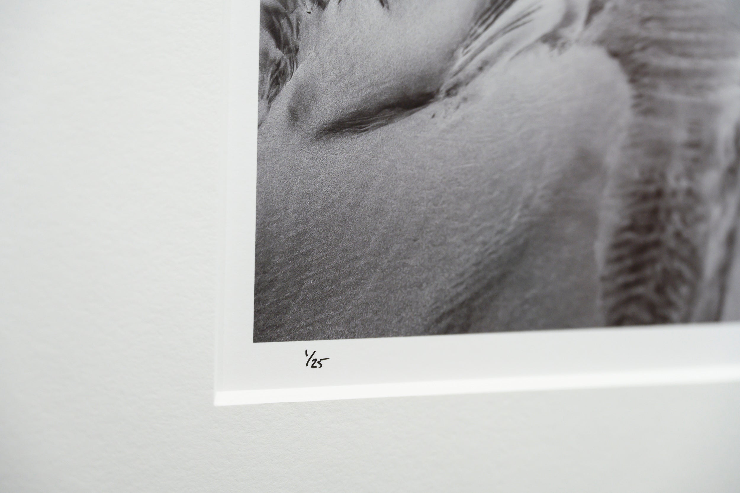 Marbled Sand Mirrors the Striated Granite of Stamprevtind: Limited Edition Framed Print