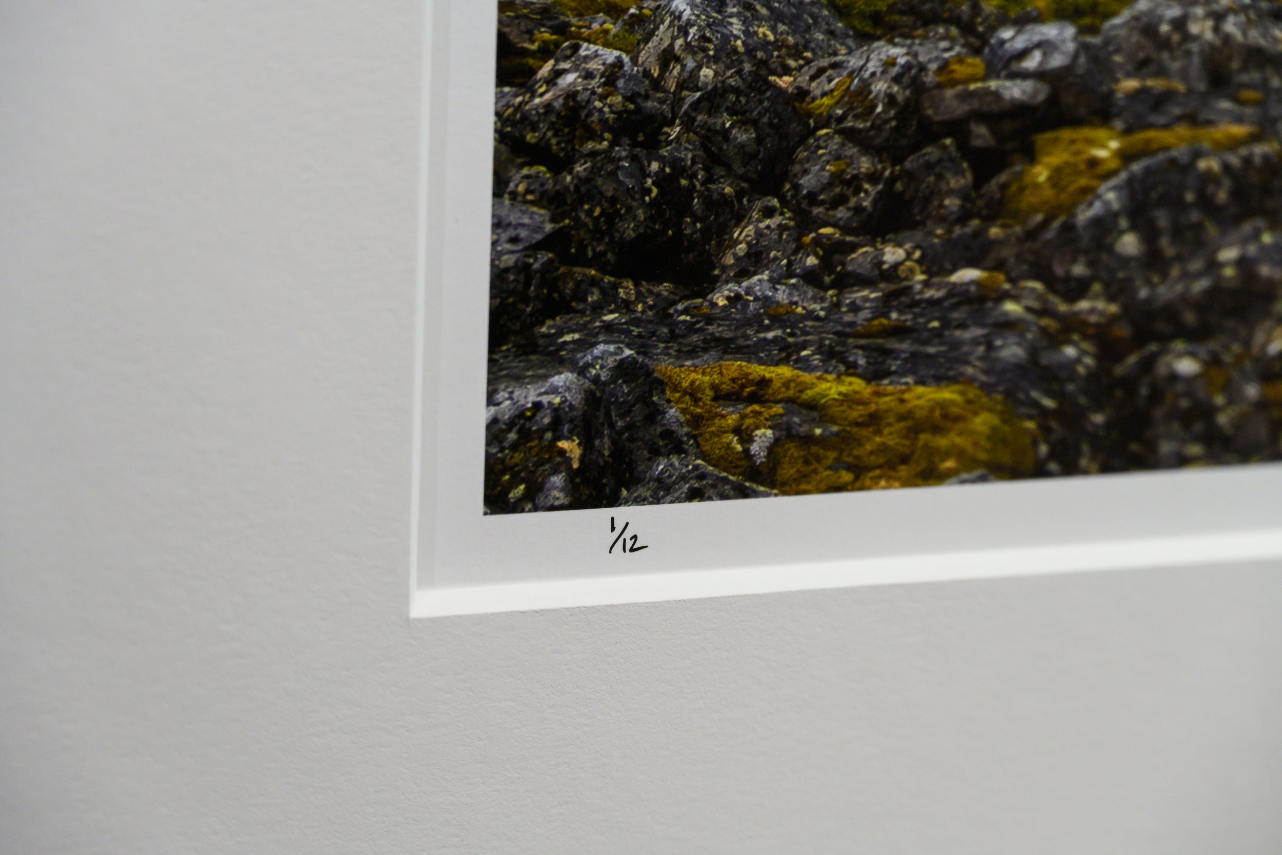 Swirling Summit Clouds above Kjerkfjord: 24x48 Limited Edition Framed Print