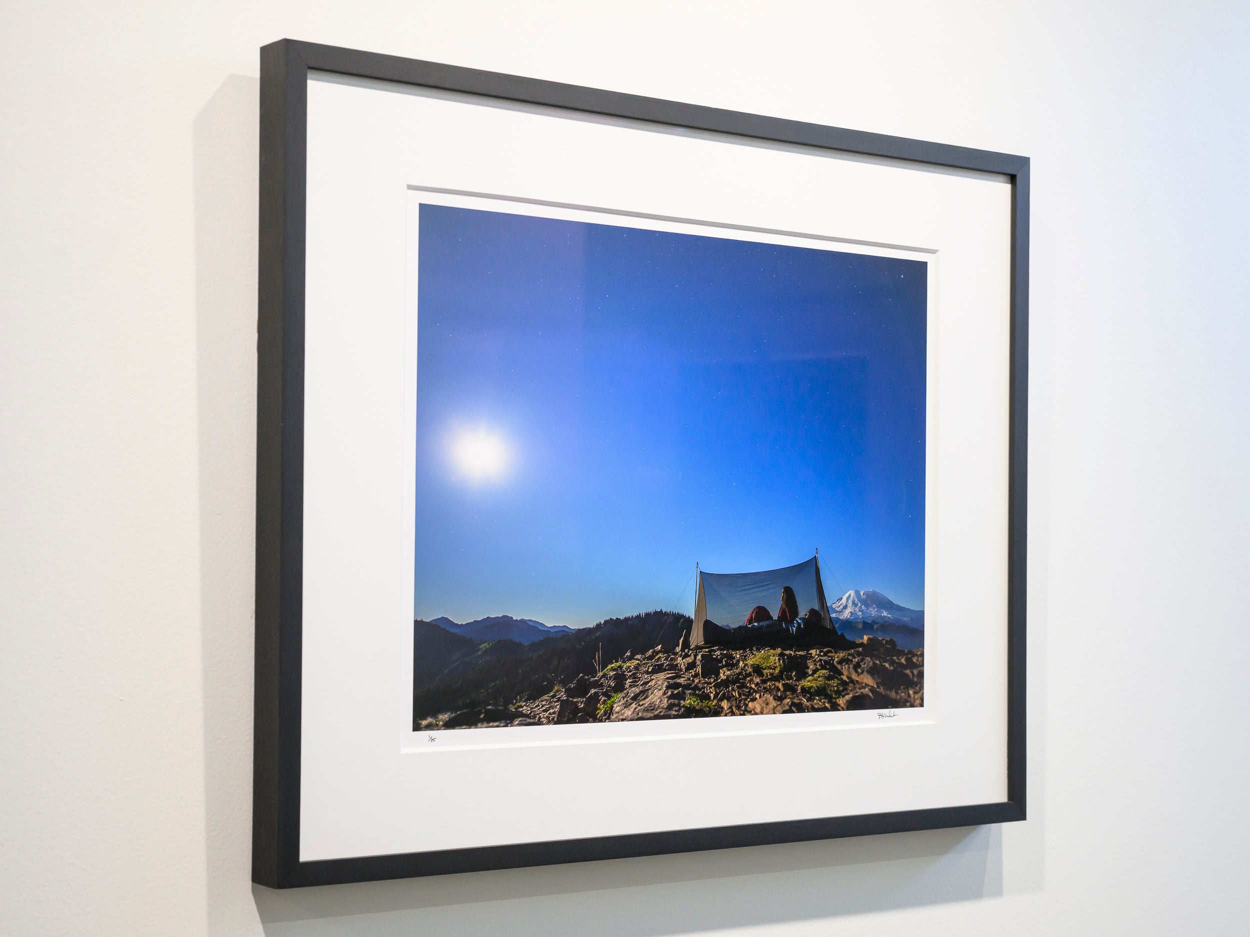 Too Beautiful to Sleep on a Crystal Night in the South Cascades: 15x20 Limited Print