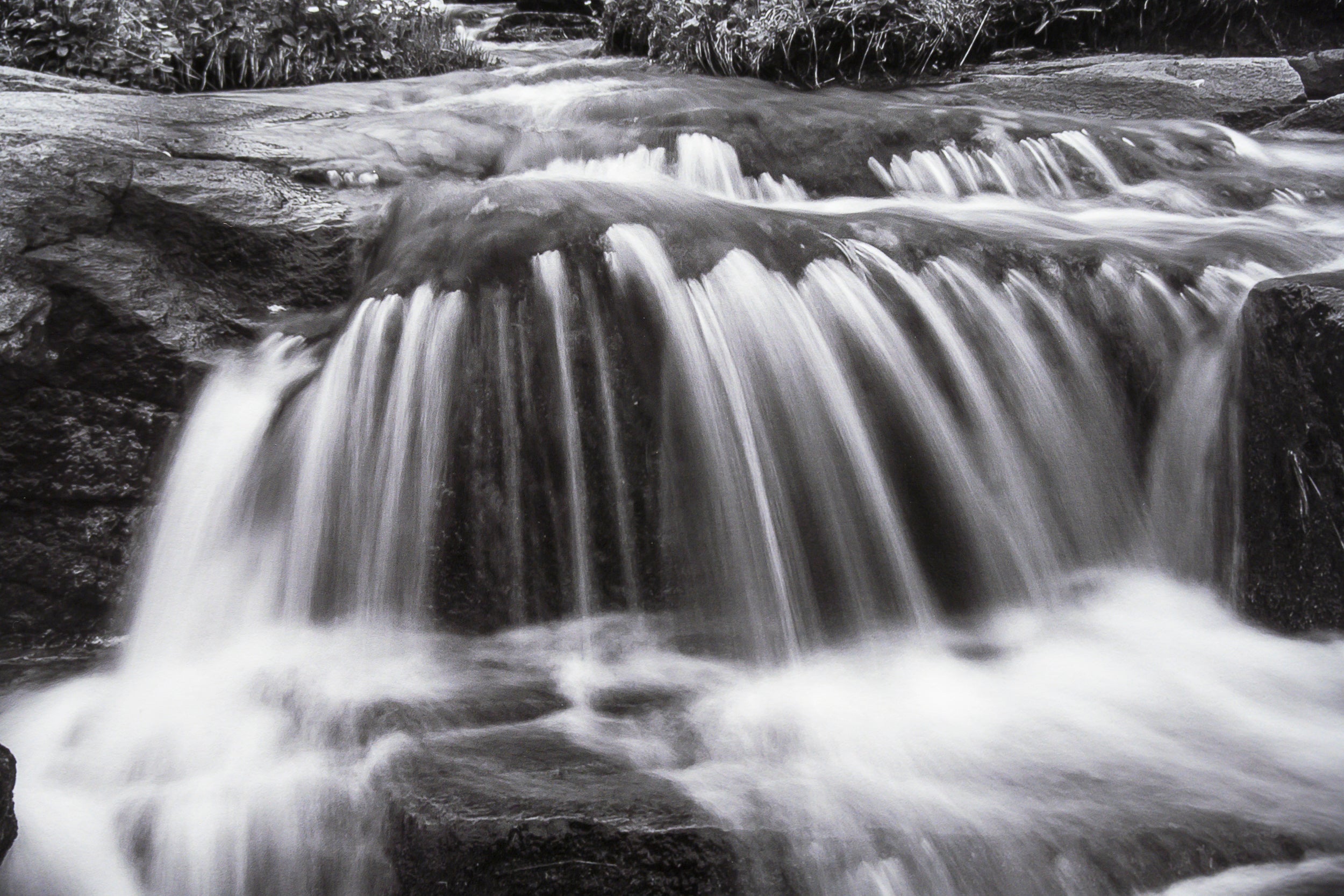 Cascading Stream below Granite Walls of Breidflogtind: Limited Edition Framed Print