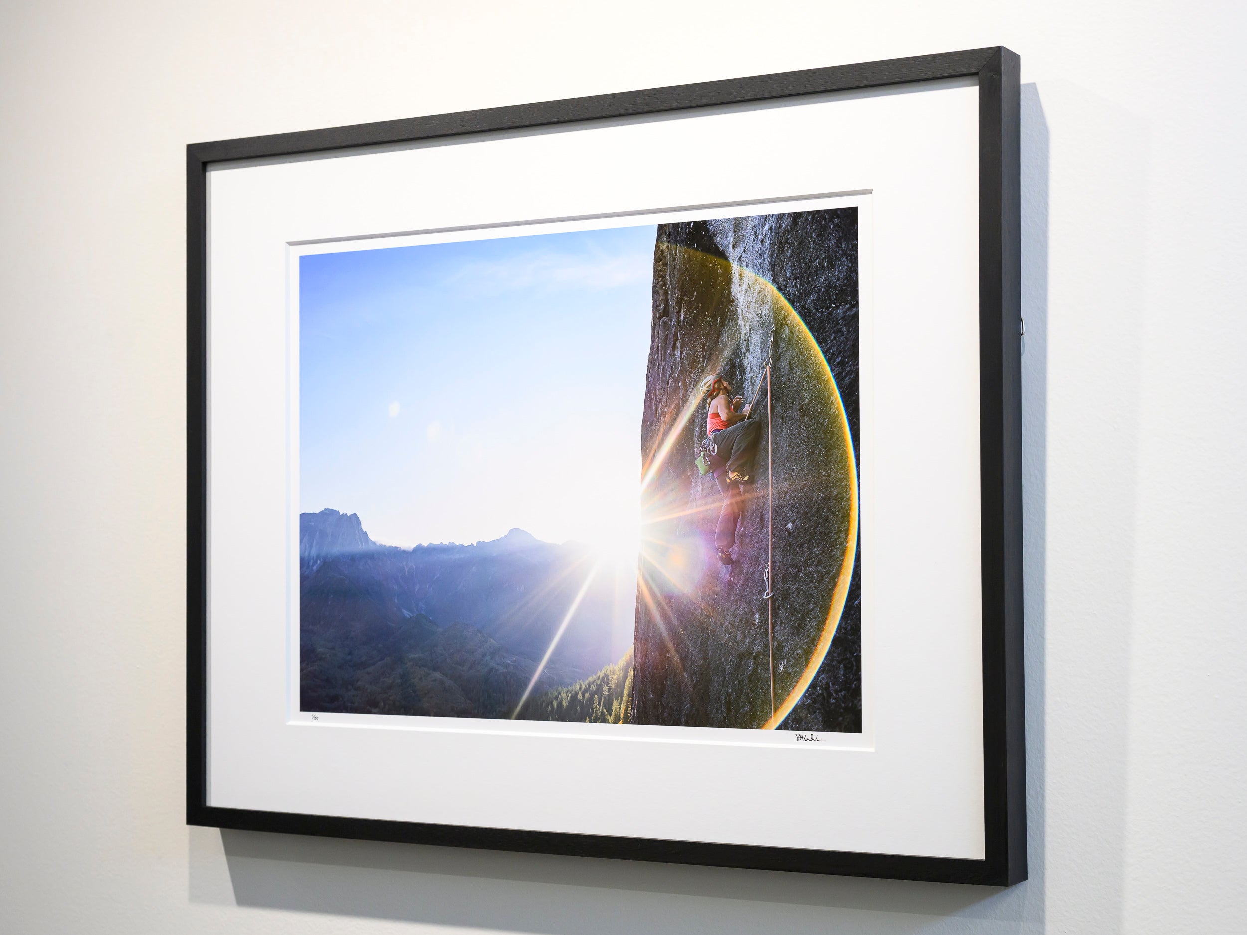 Final Rays of Sunshine on Index Upper Town Wall: 15x20 Limited Print