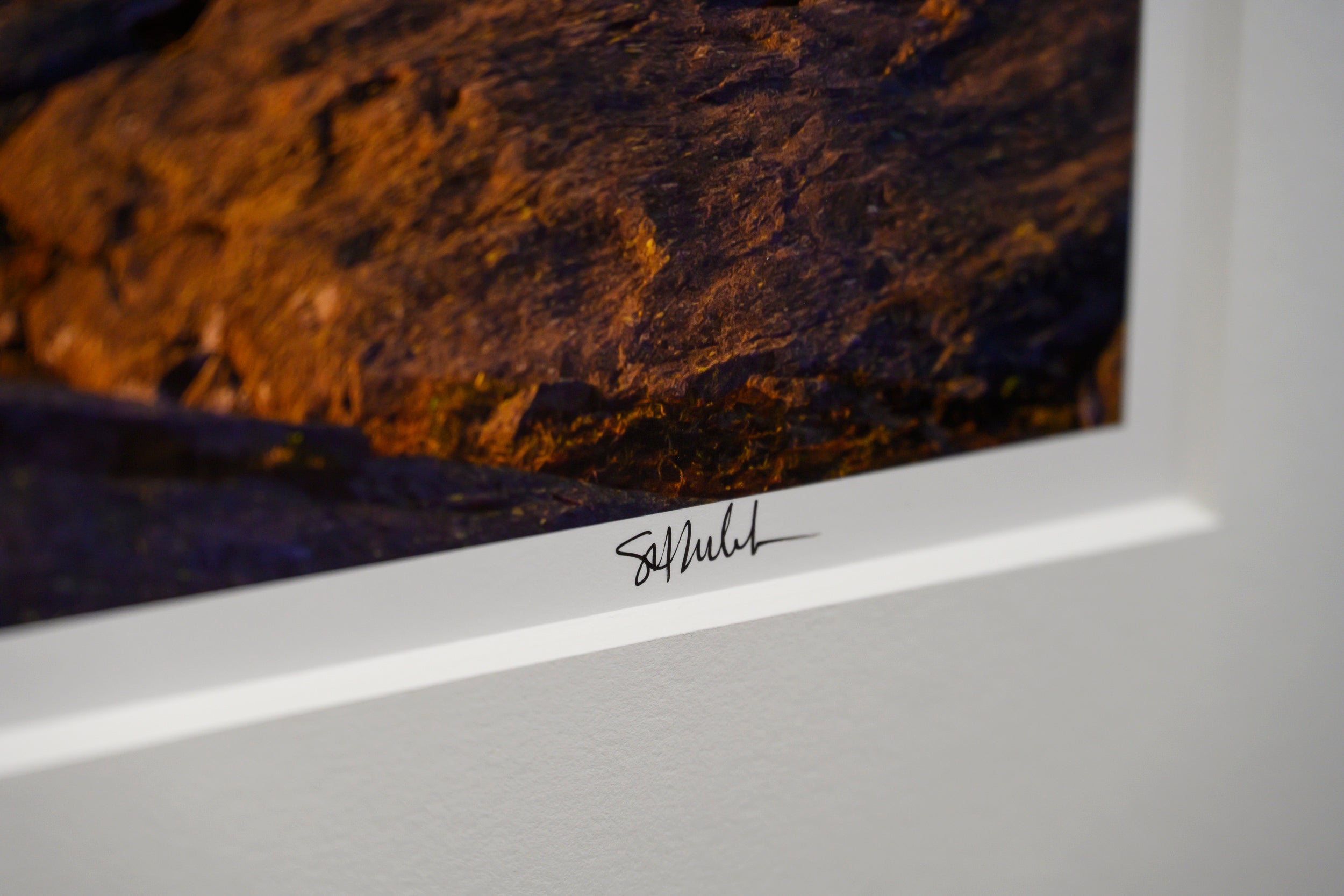 Midnight Sunset on Bunes Beach from Trolidalen: 24x48 Limited Edition Framed Print