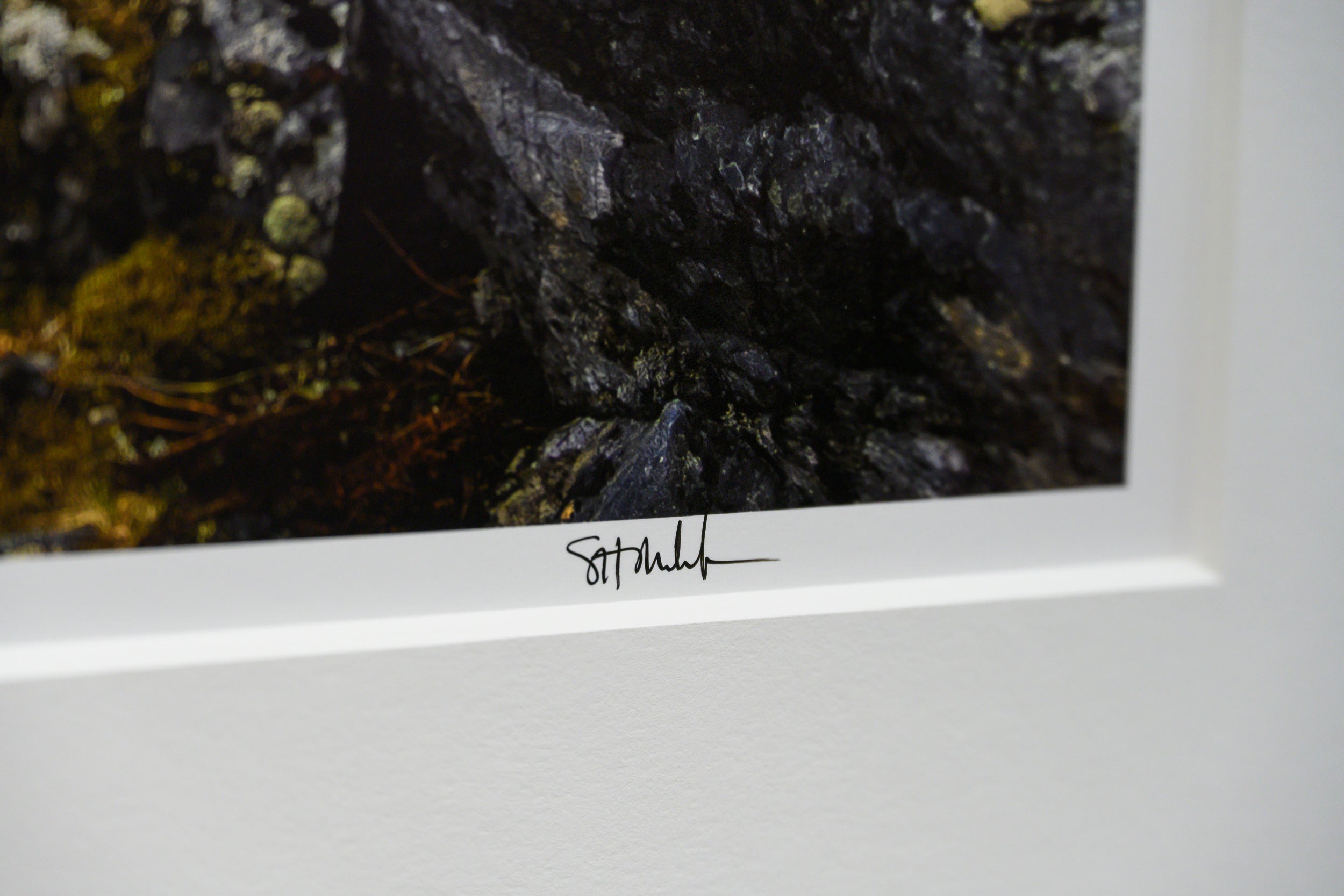 Swirling Summit Clouds above Kjerkfjord: 24x48 Limited Edition Framed Print