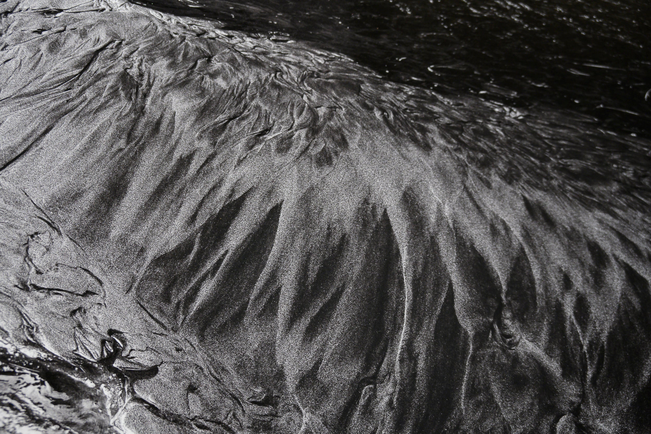 Feathery Mosaics in Tidal Stream on Bunes Beach: Limited Edition Framed Print