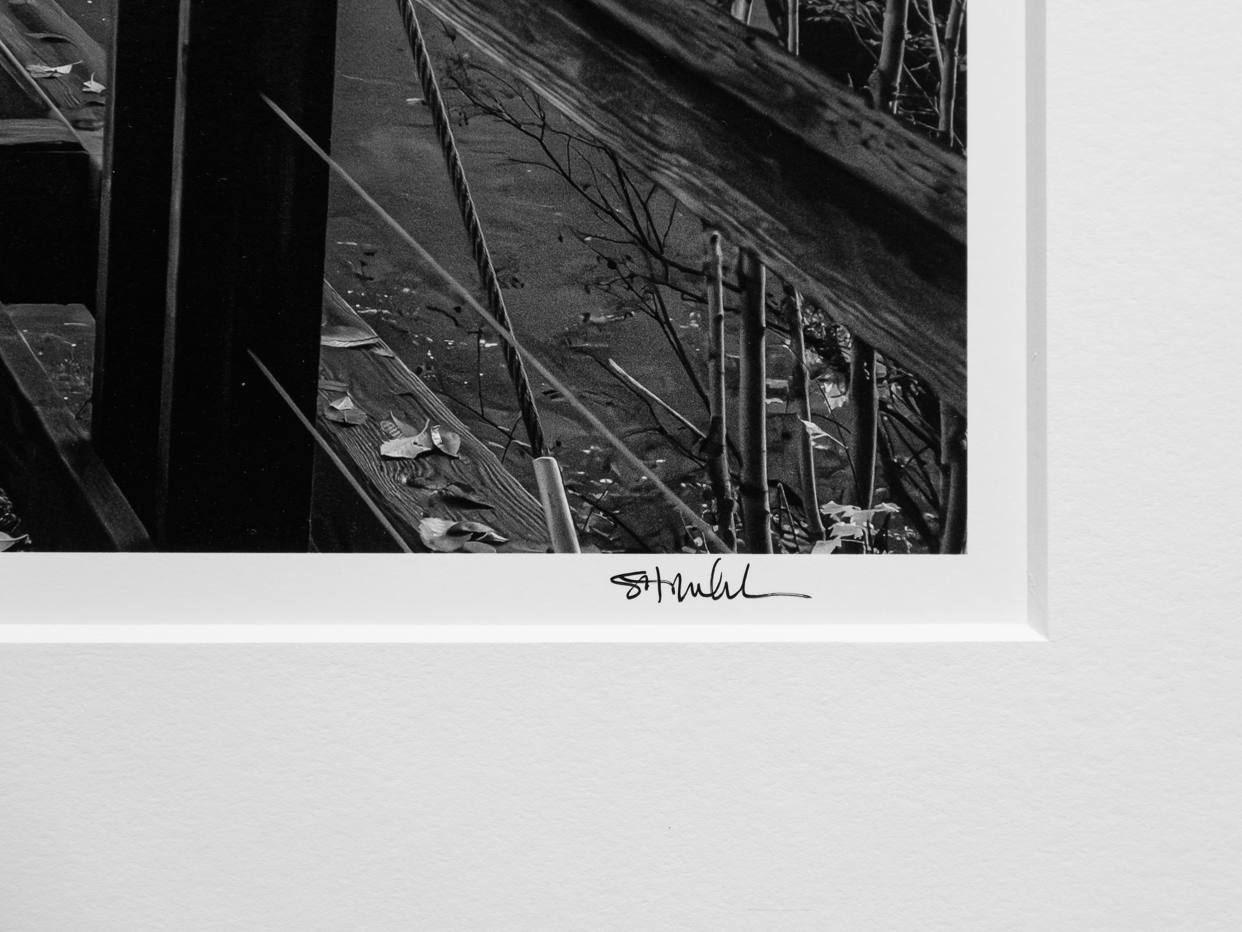 Gateway Bridge over Middle Fork Snoqualmie River: Limited Edition Framed Print
