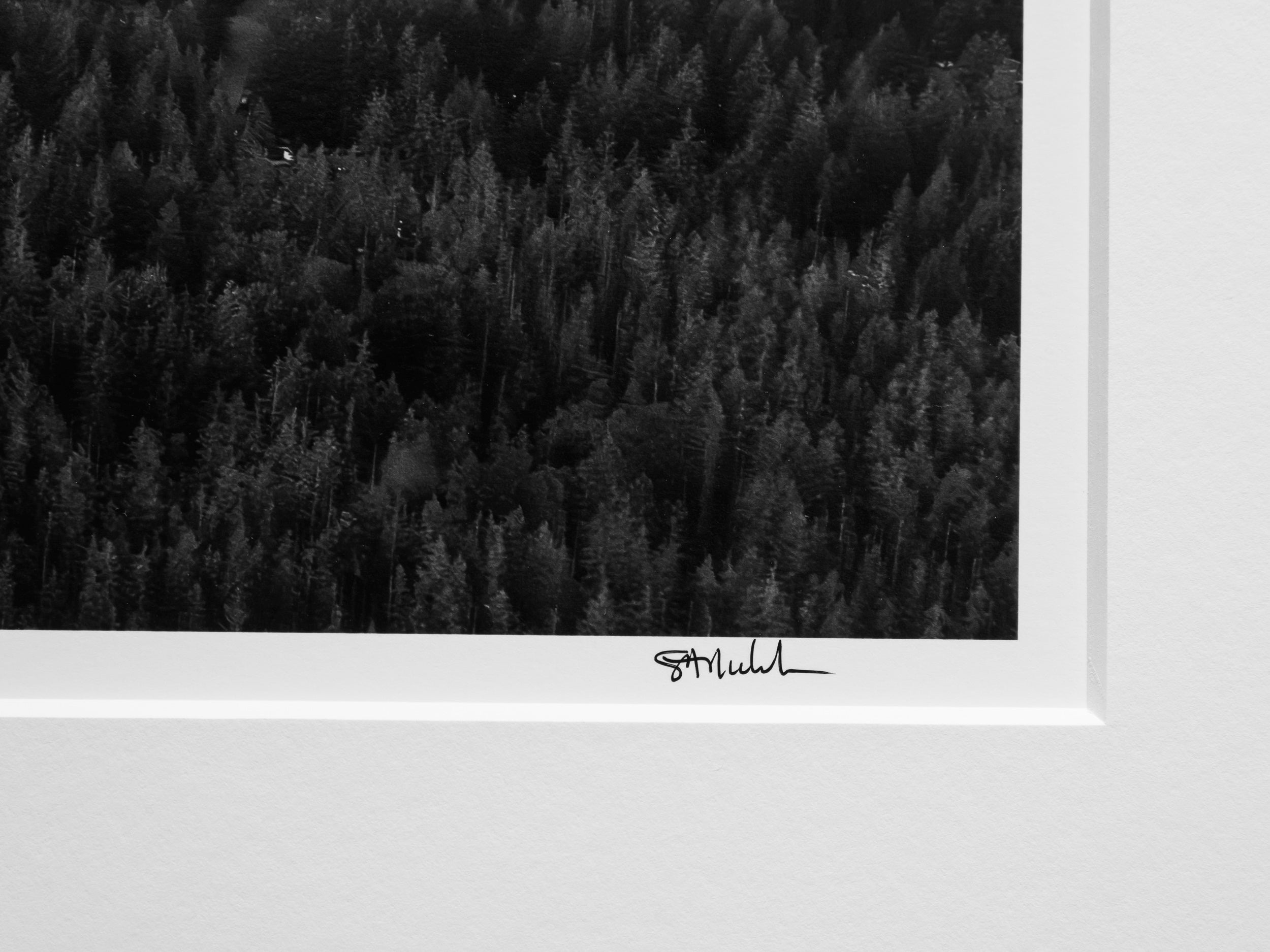 Hikers on Rattlesnake Ledge above North Bend: Limited Edition Framed Print