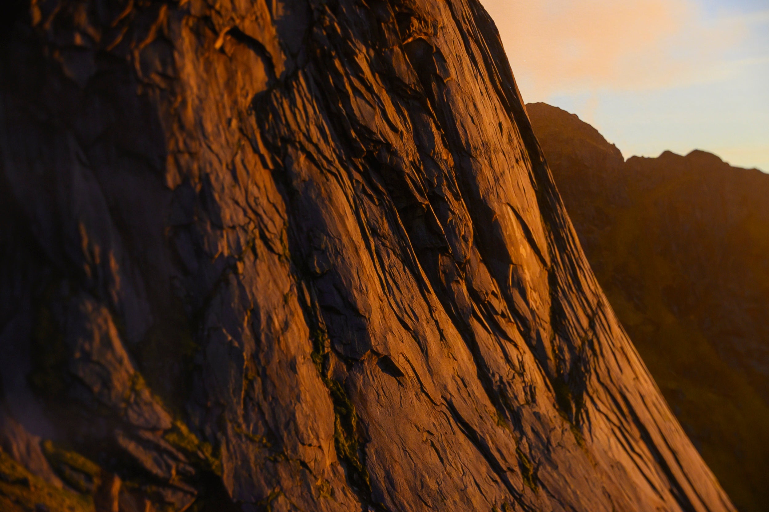 Midnight Sunset on Bunes Beach from Trolidalen: 24x48 Limited Edition Framed Print