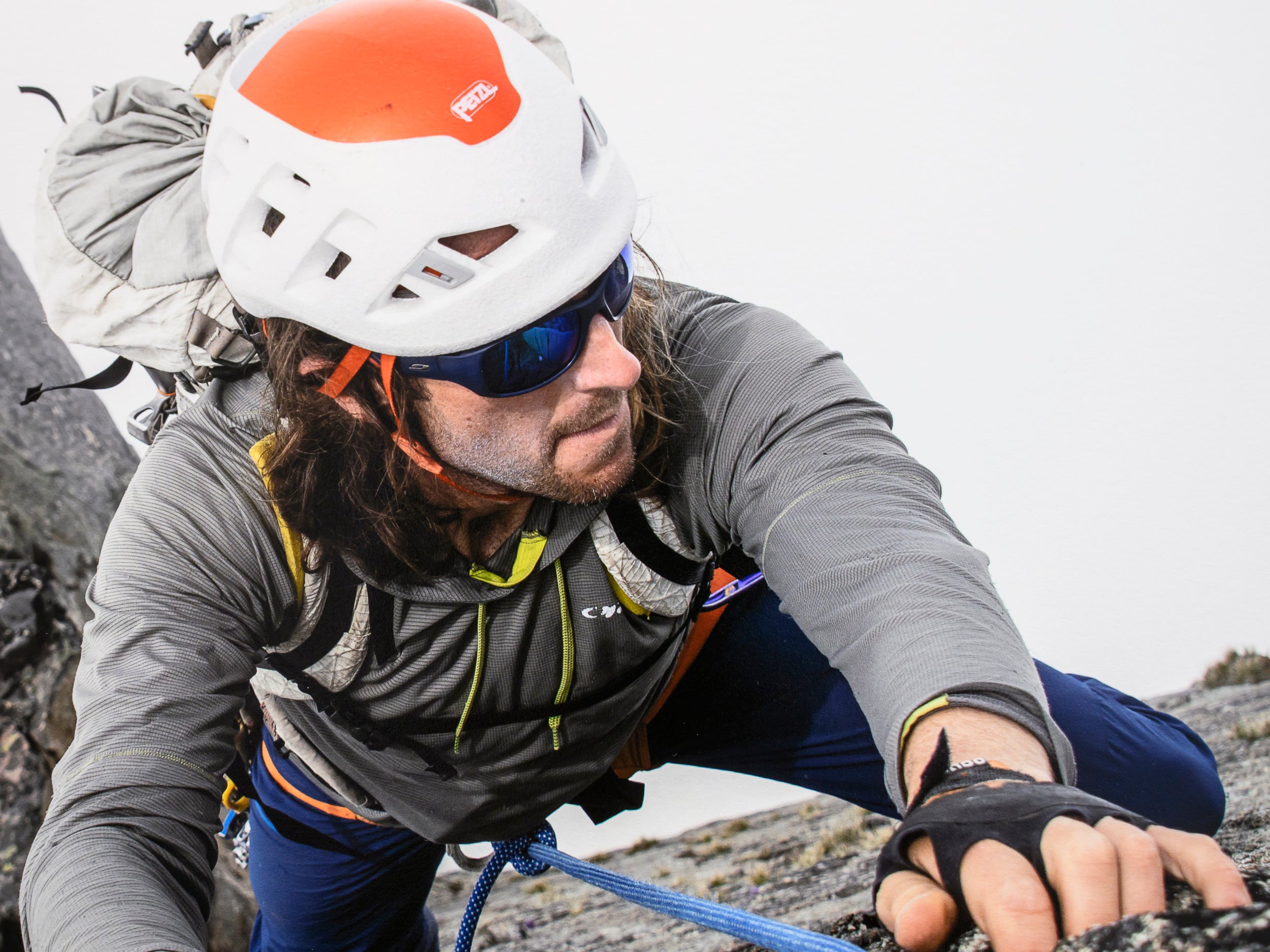 Climbing out of the Clouds on Sahale Peak: 15x20 Limited Print