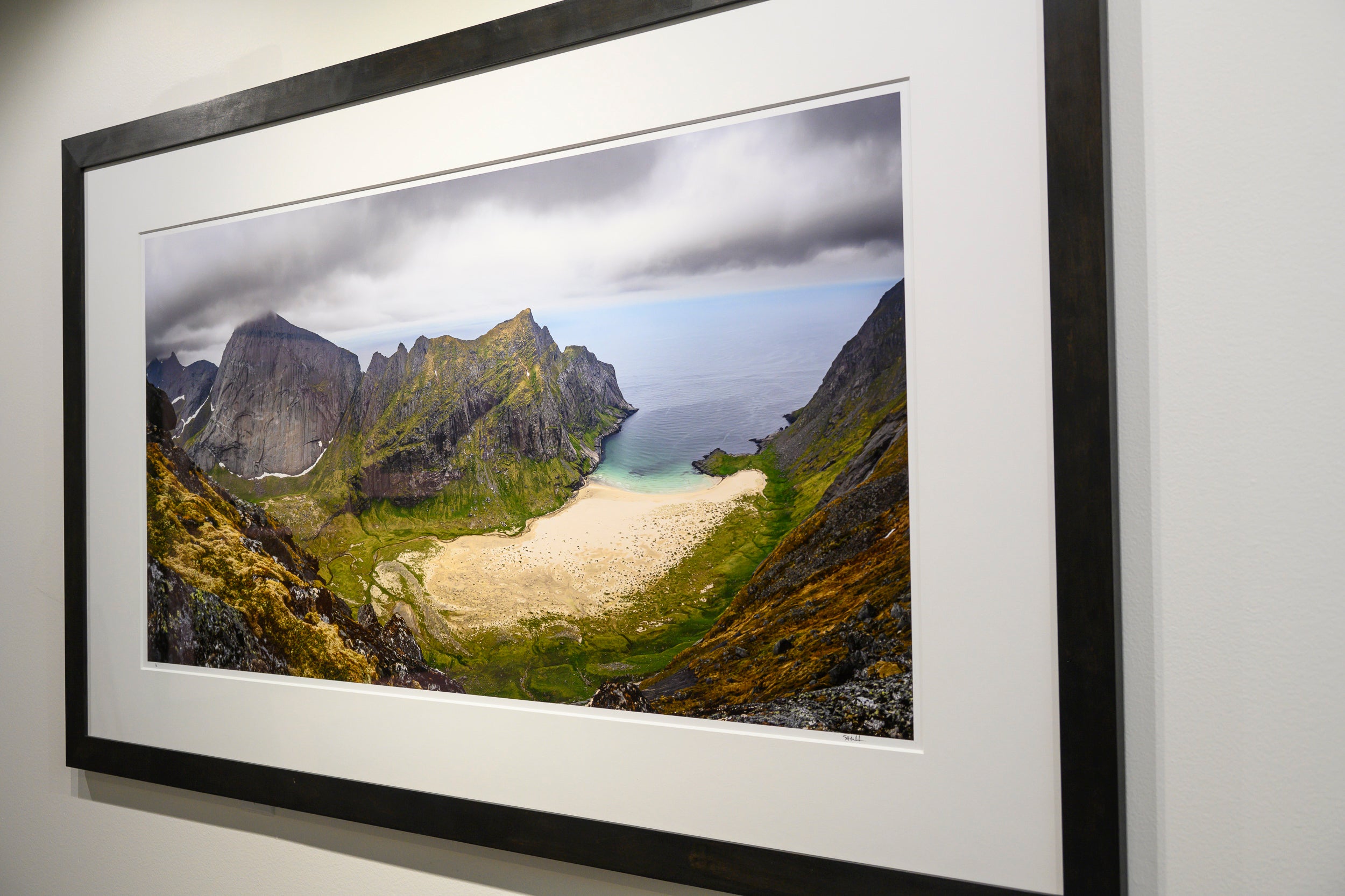 Horseid Beach from Markan: 24x48 Limited Edition Framed Print