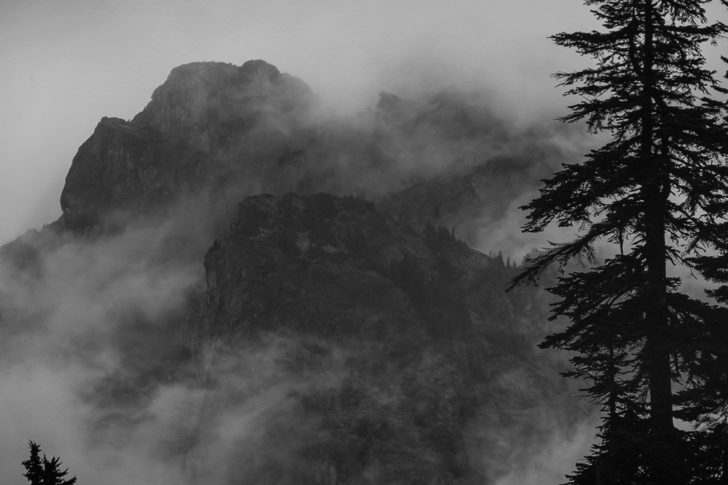Snoqualmie Mountain Summer Storm: Limited Edition Framed Print