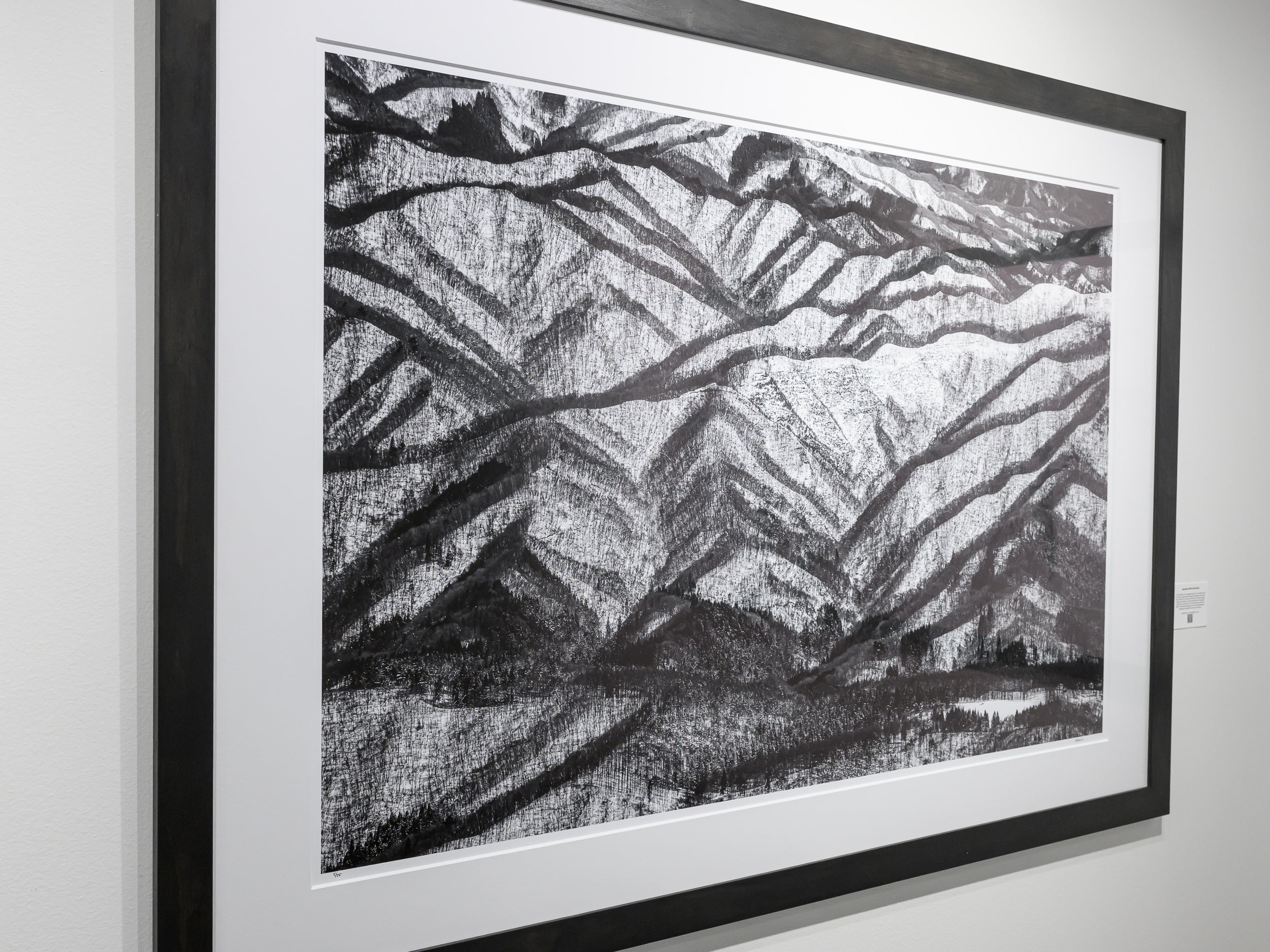 Japanese Hills Horizontal: 32x48 Limited Edition Framed Print