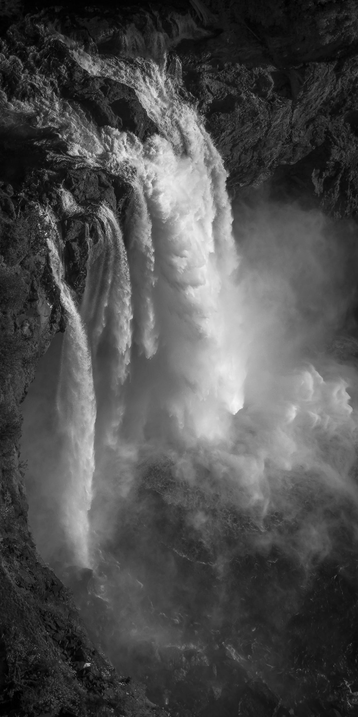 Curtains of Whitewater on a Summer Evening: 48x24 Limited Edition Print