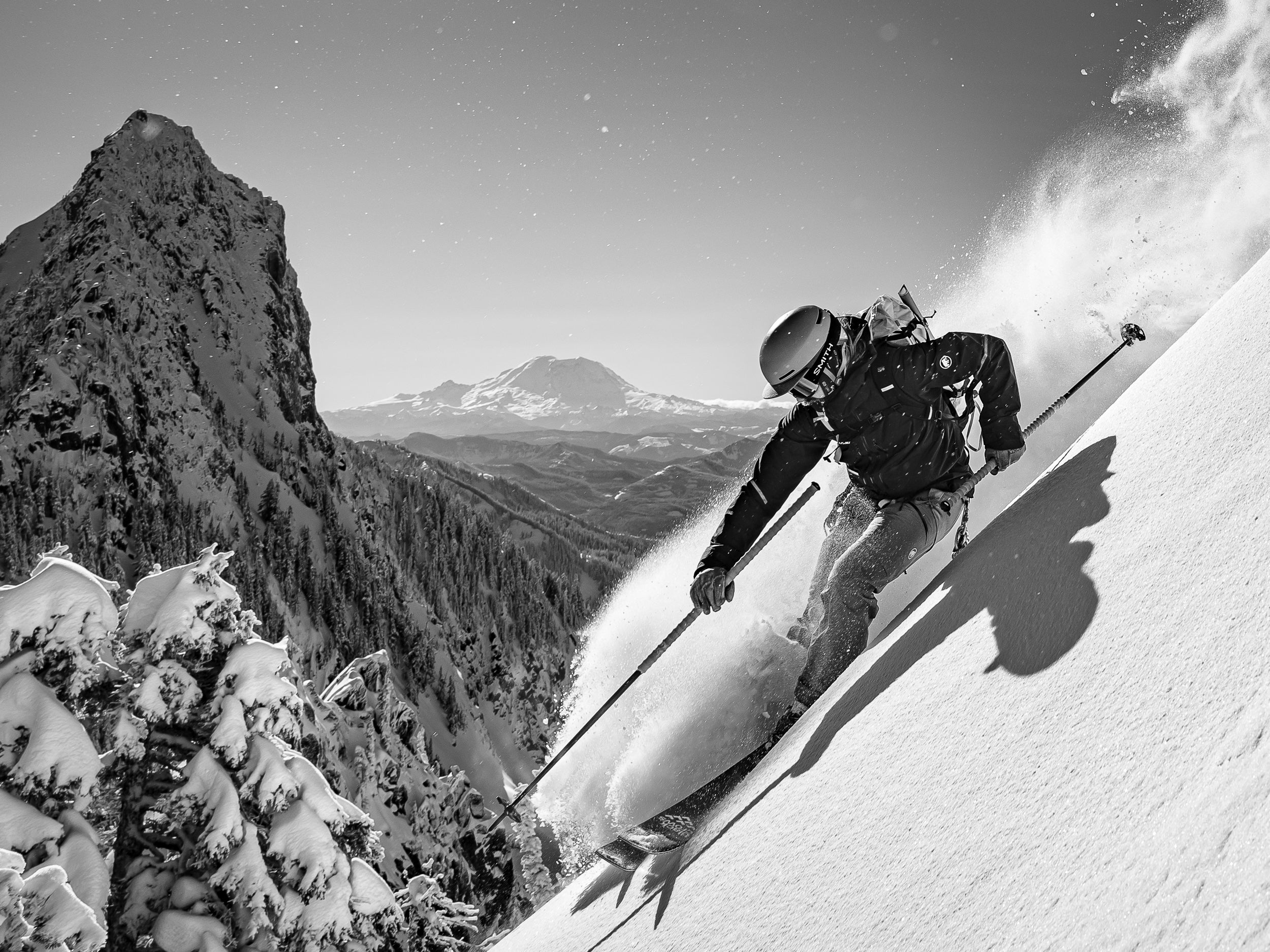 Roosevelt Summit Powder Turn: Limited Edition Framed Print