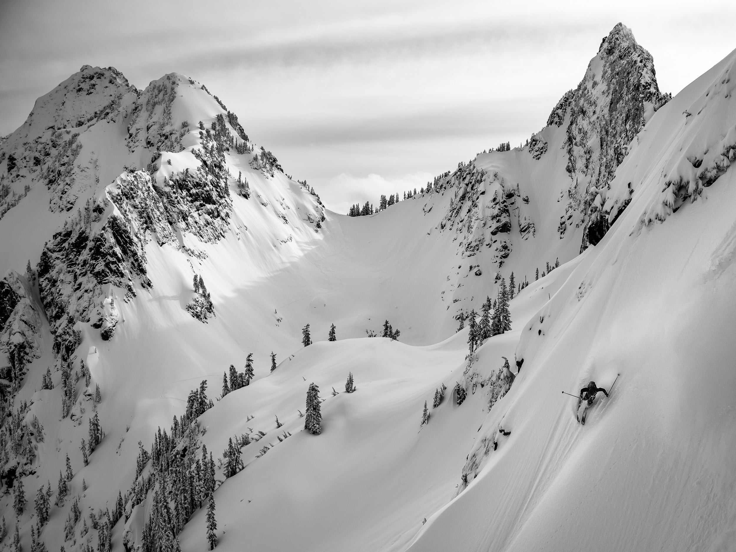 Slashing Spines on Mount Roosevelt: Limited Edition Framed Print