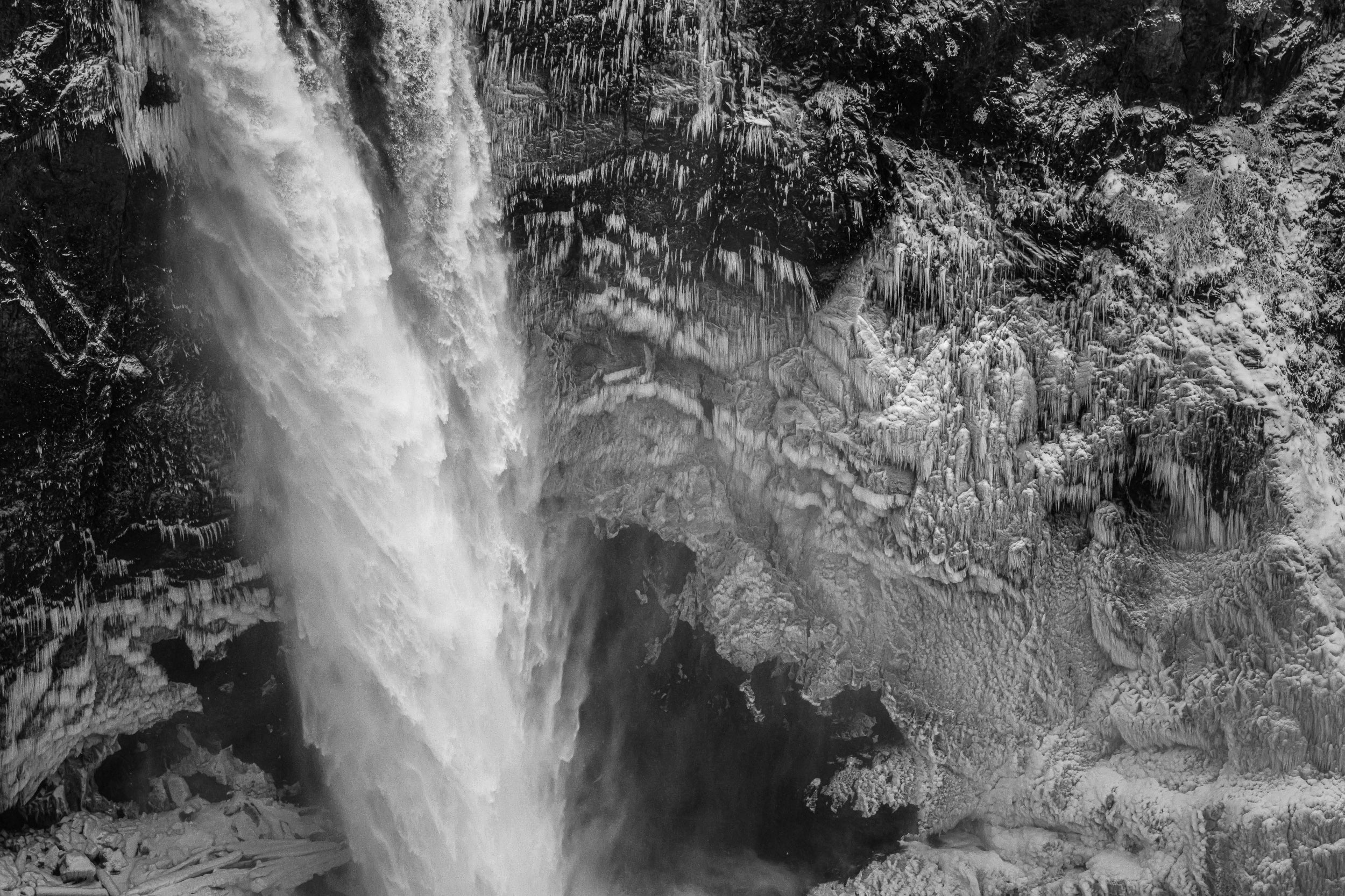 Falling in a World of Ice and Mist: 8x10 Open Edition Matted Print