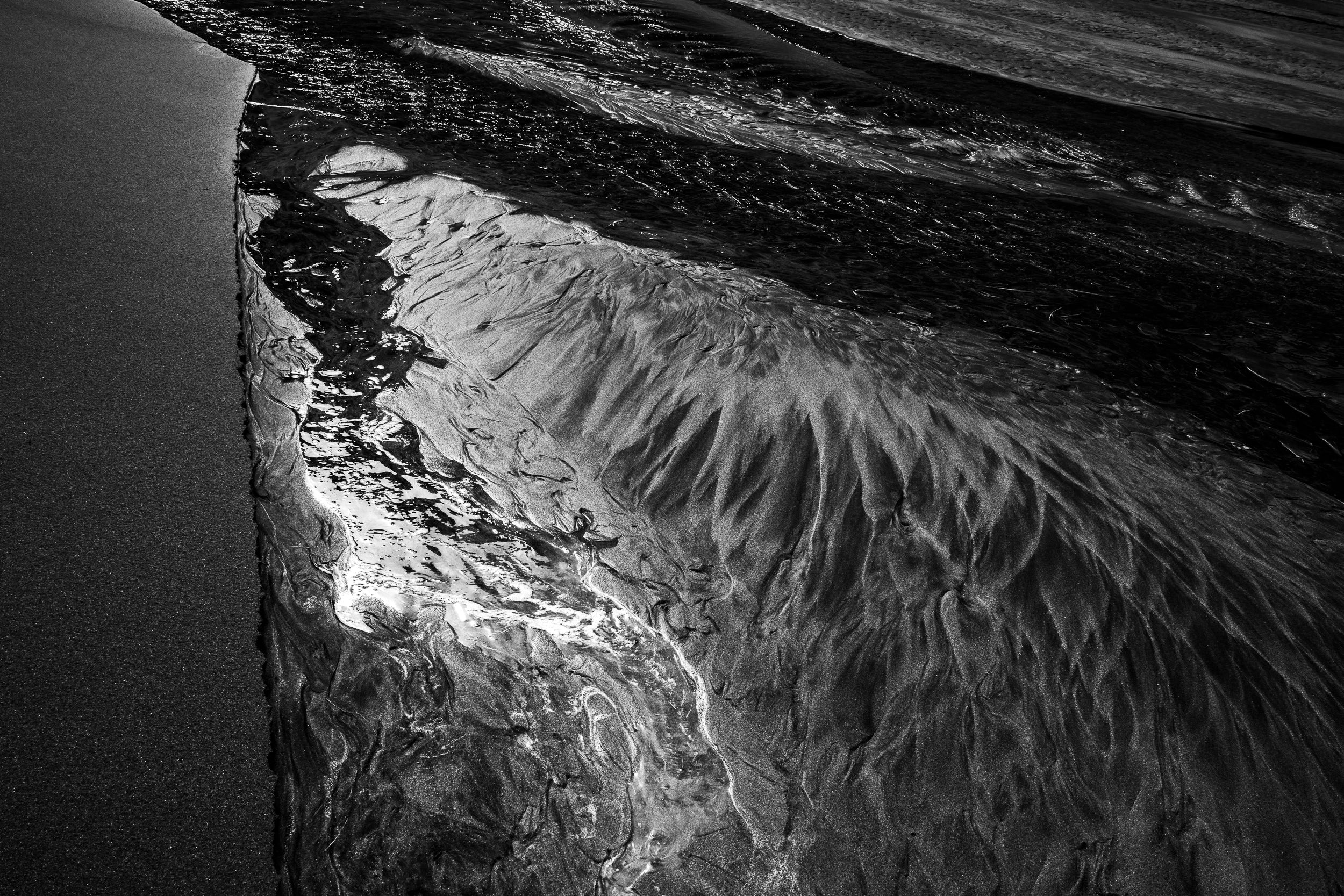 Feathery Mosaics in Tidal Stream on Bunes Beach: Limited Edition Framed Print