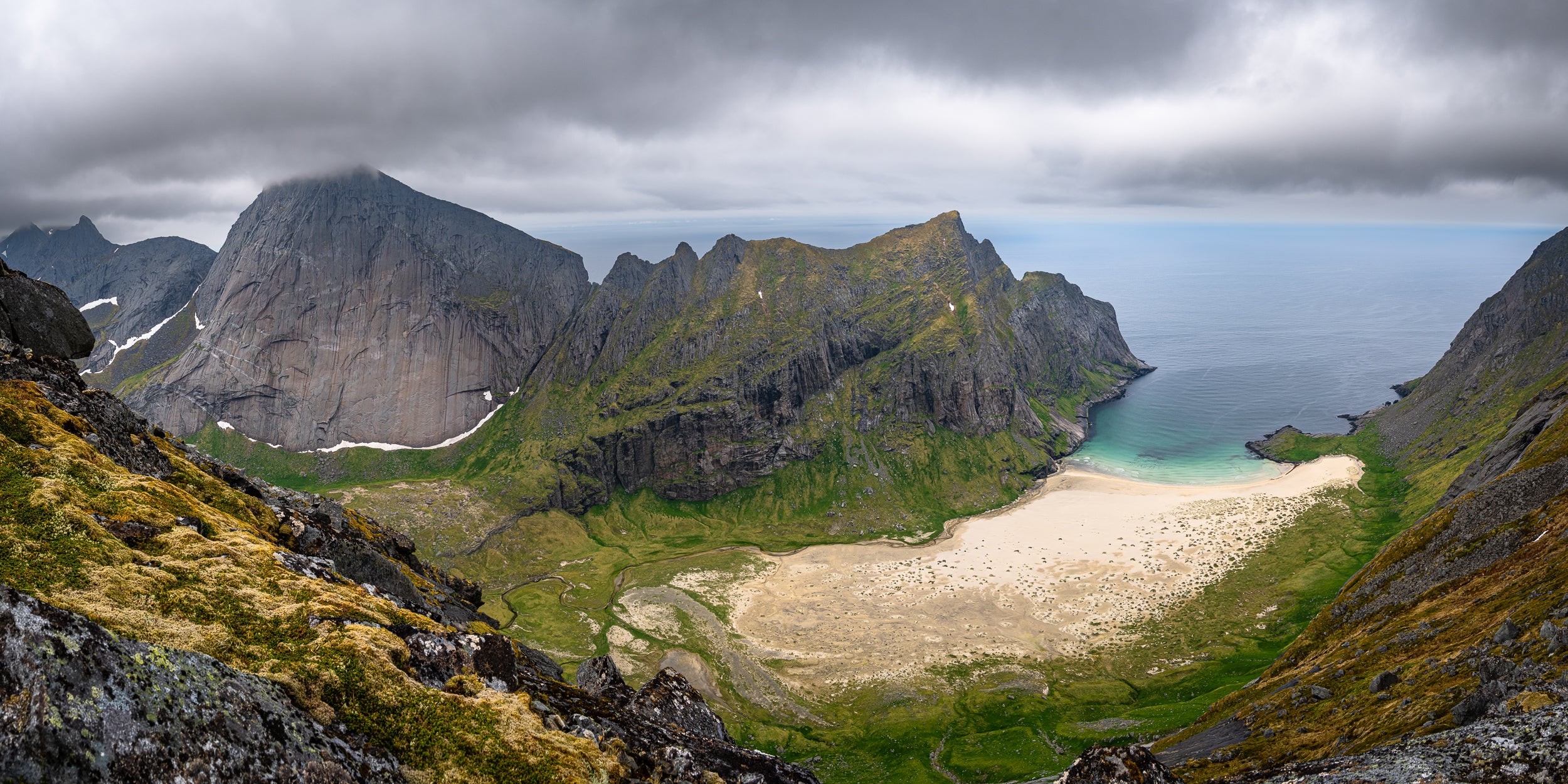 Horseid Beach from Markan: 24x48 Limited Edition Framed Print
