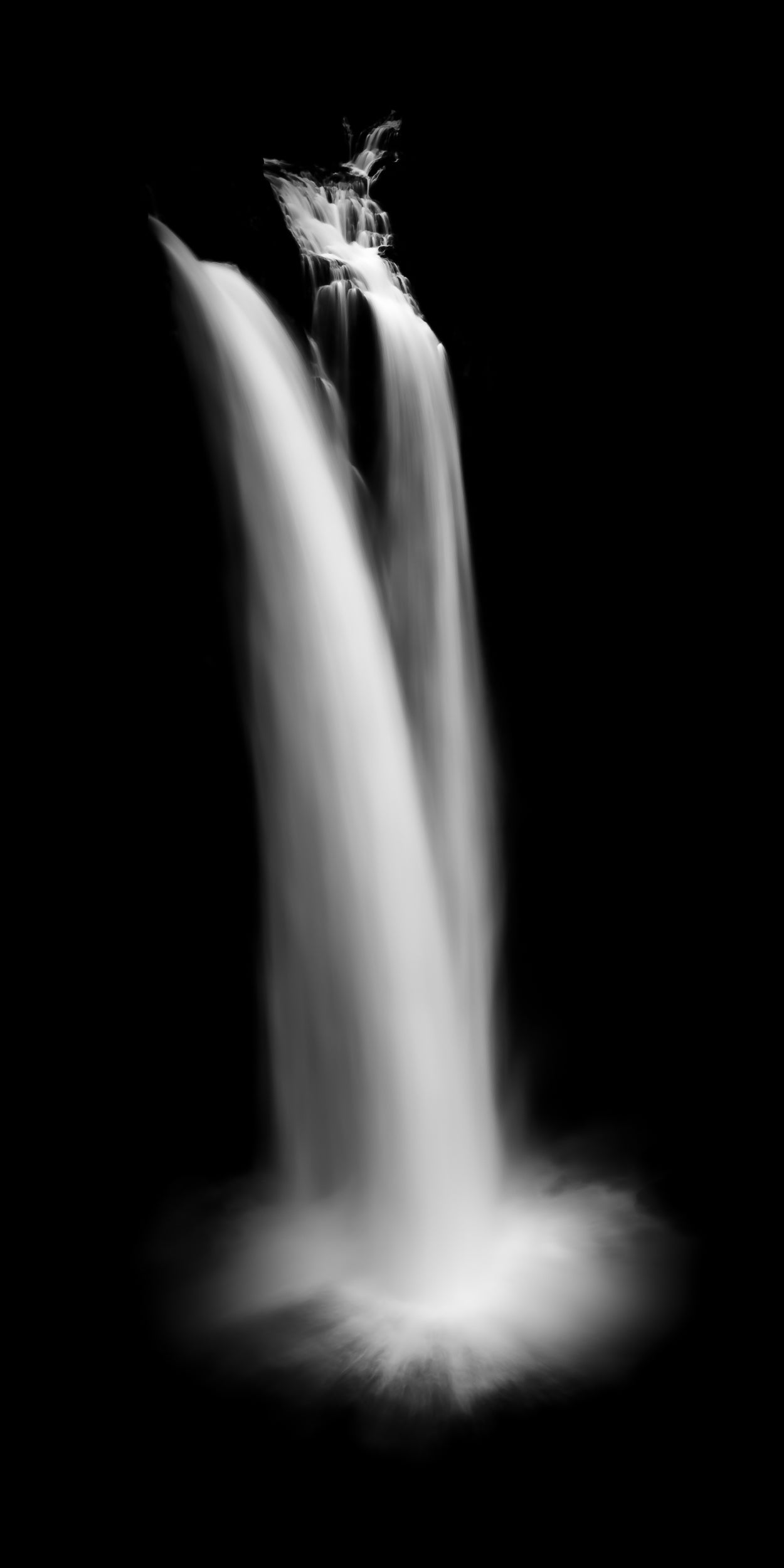 Pouring into Blackness: 8x10 Open Edition Matted Print