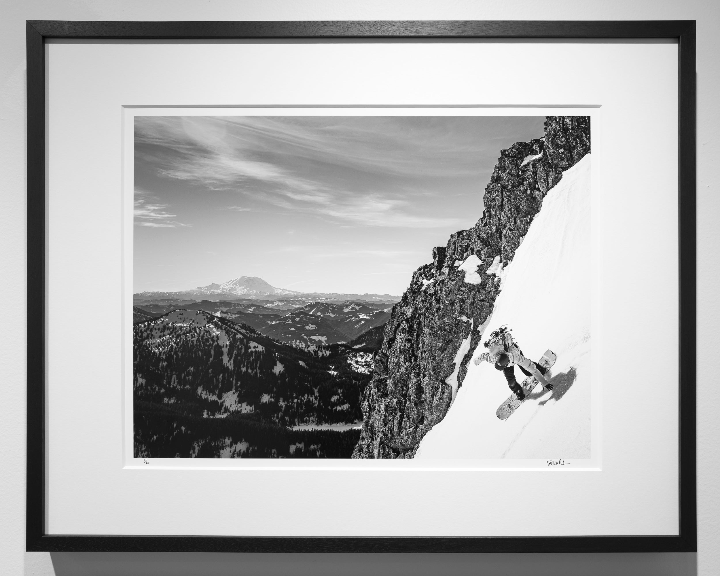 Corn Carving on Kaleetan South Face: Limited Edition Framed Print