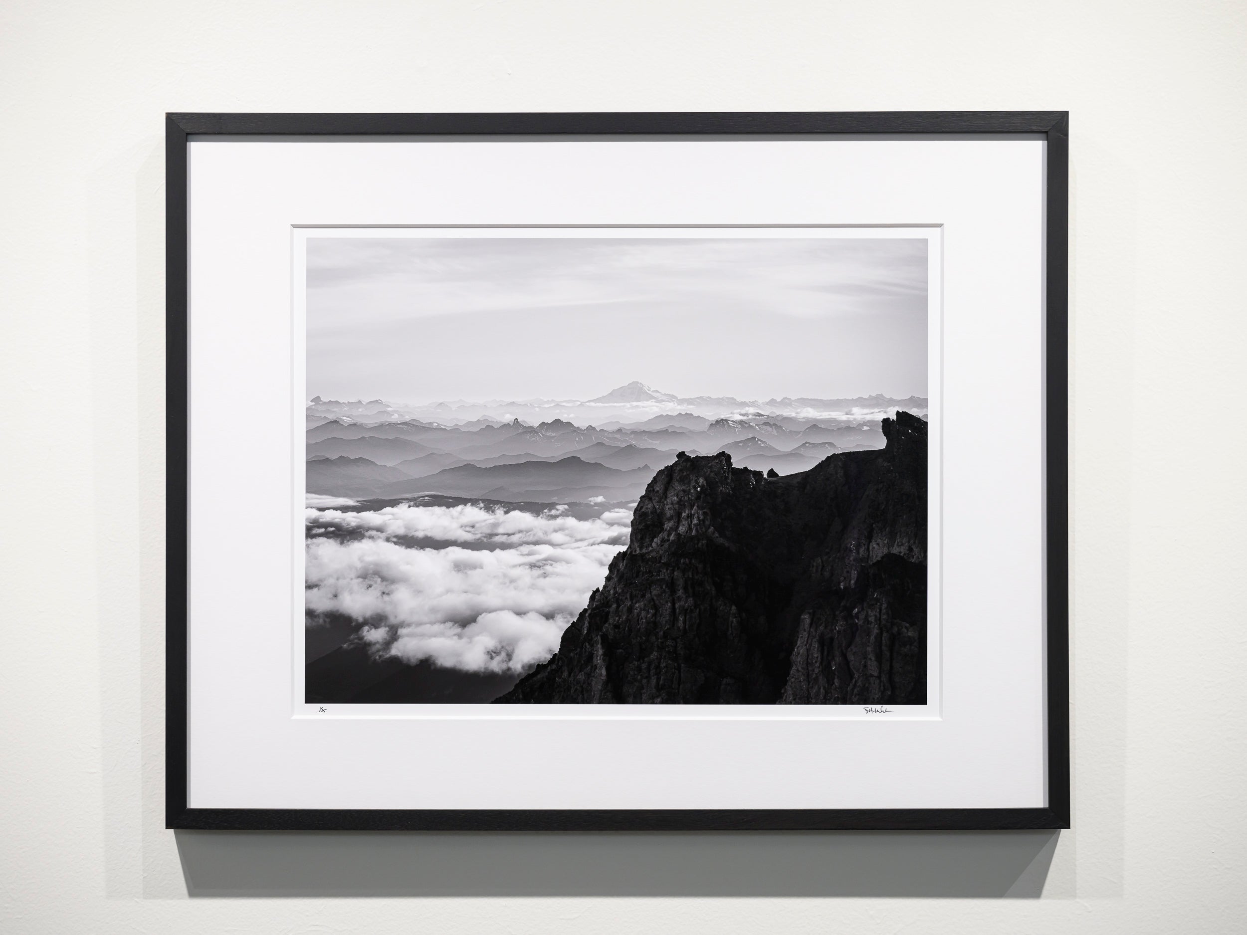 Glacier Peak from Steamboat Prow: Limited Edition Framed Print