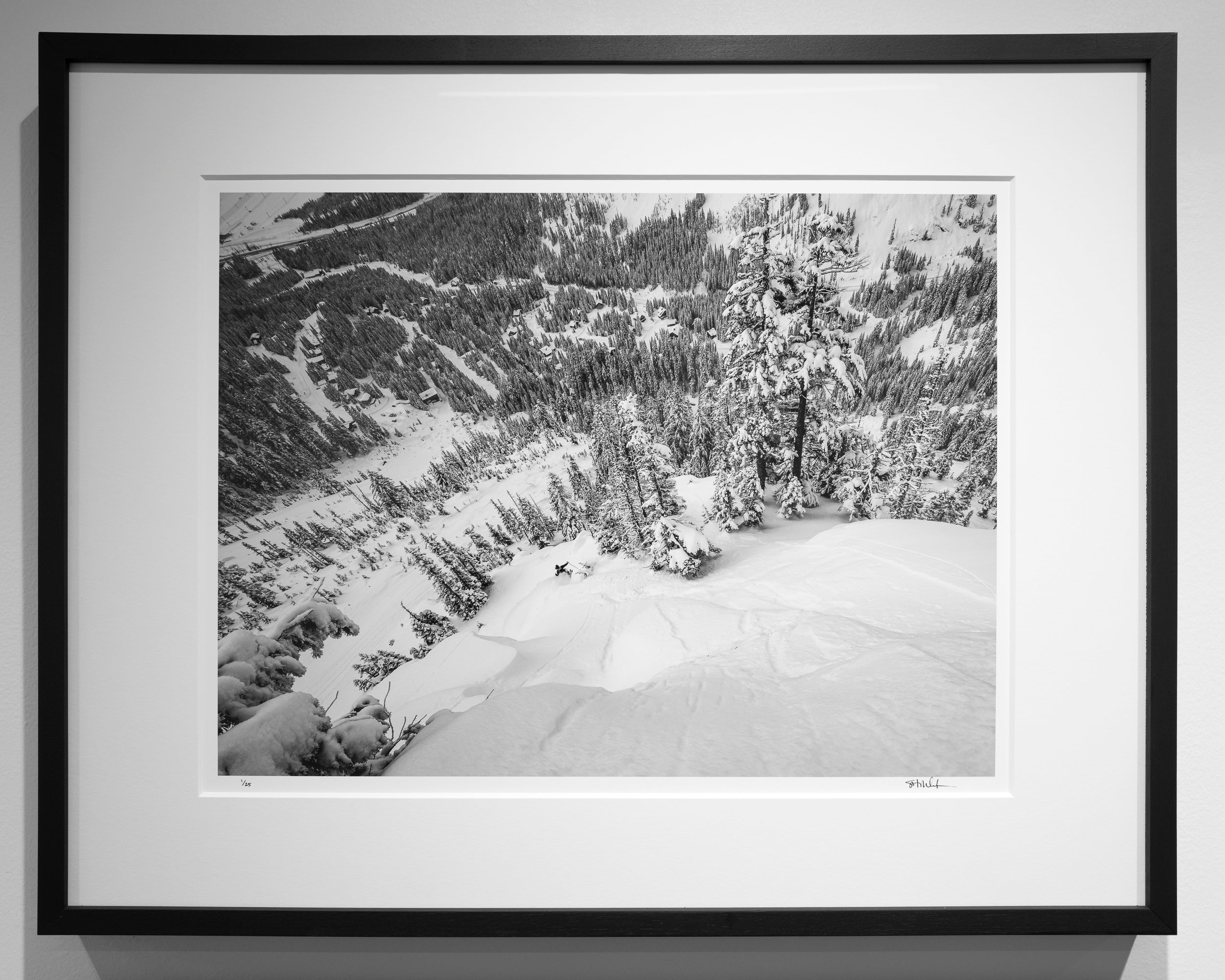 Guye Peak West Face Pillows: Limited Edition Framed Print