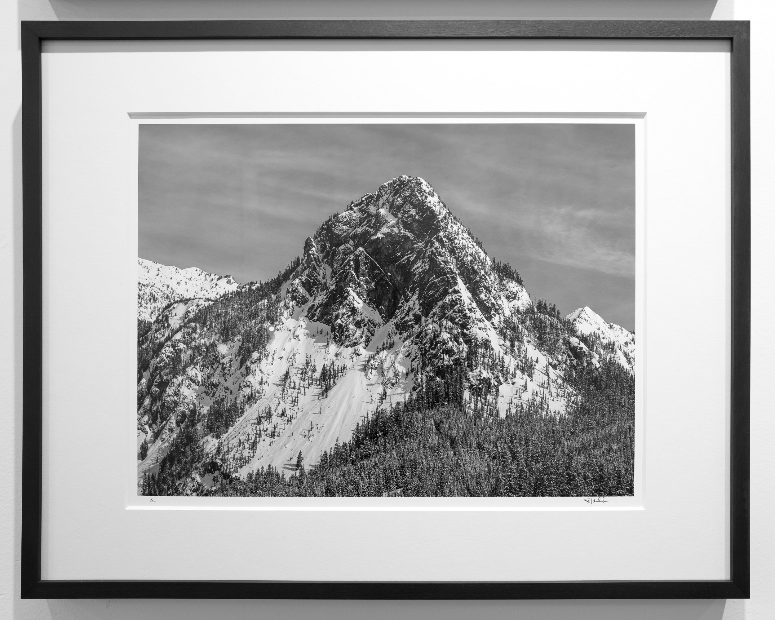 Guye Peak West Face in Winter: Limited Edition Framed Print