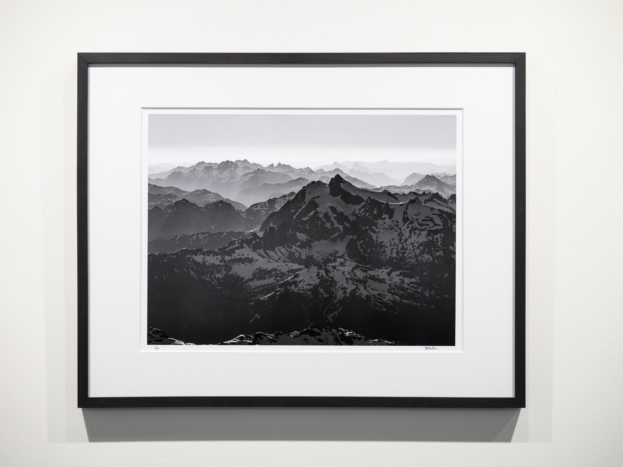 Mount Shuksan and Picket Range from Baker Summit: Limited Edition Framed Print