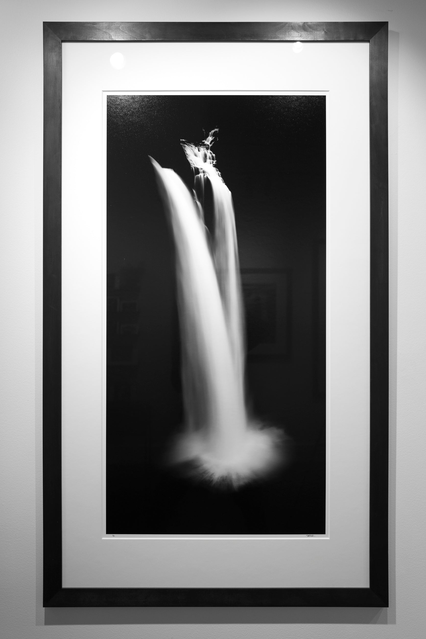 Pouring Into Blackness: 48x24 Limited Edition Framed Print