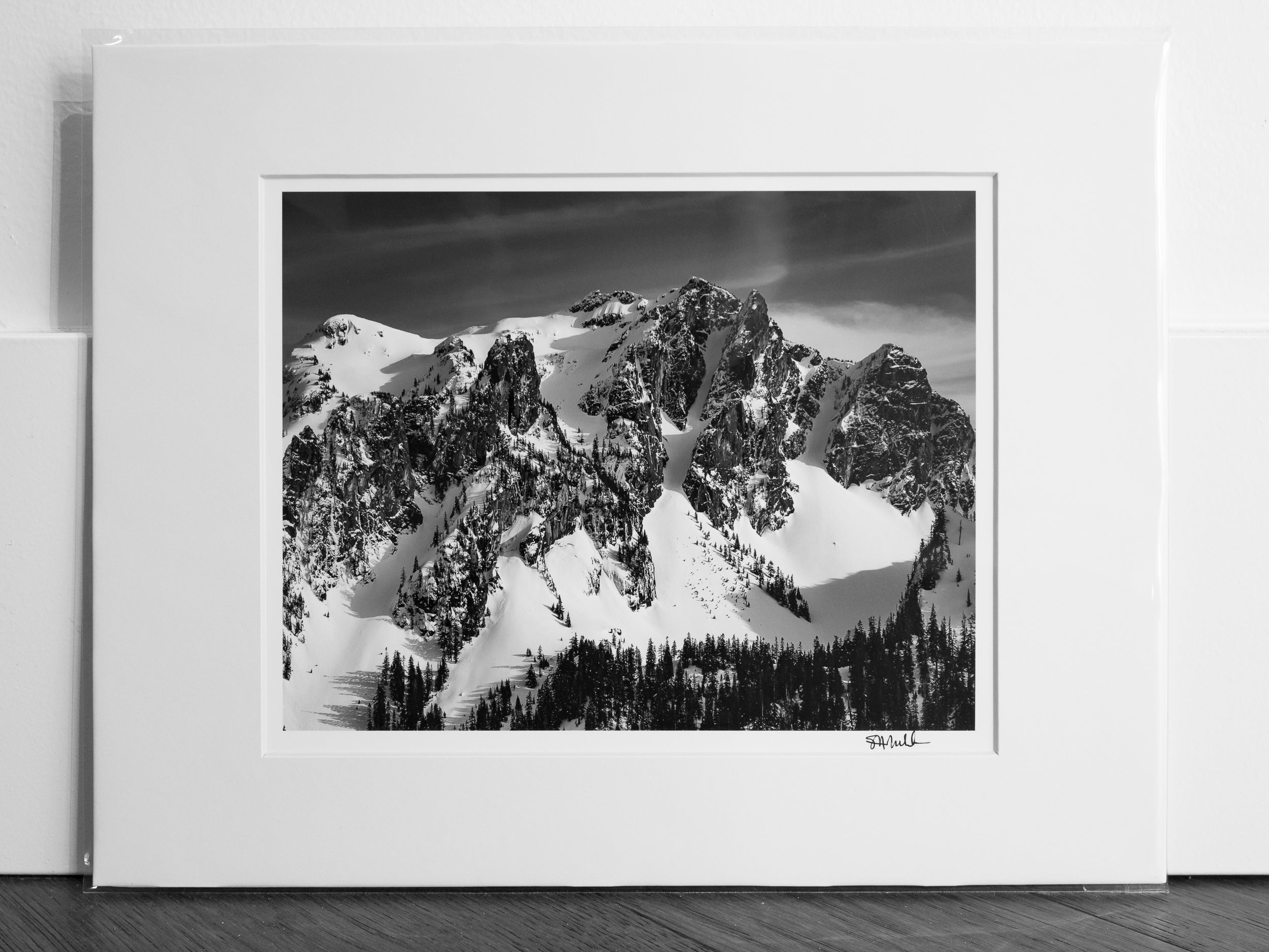 Snoqualmie Mountain North Face: 8x10 Open Edition Matted Print