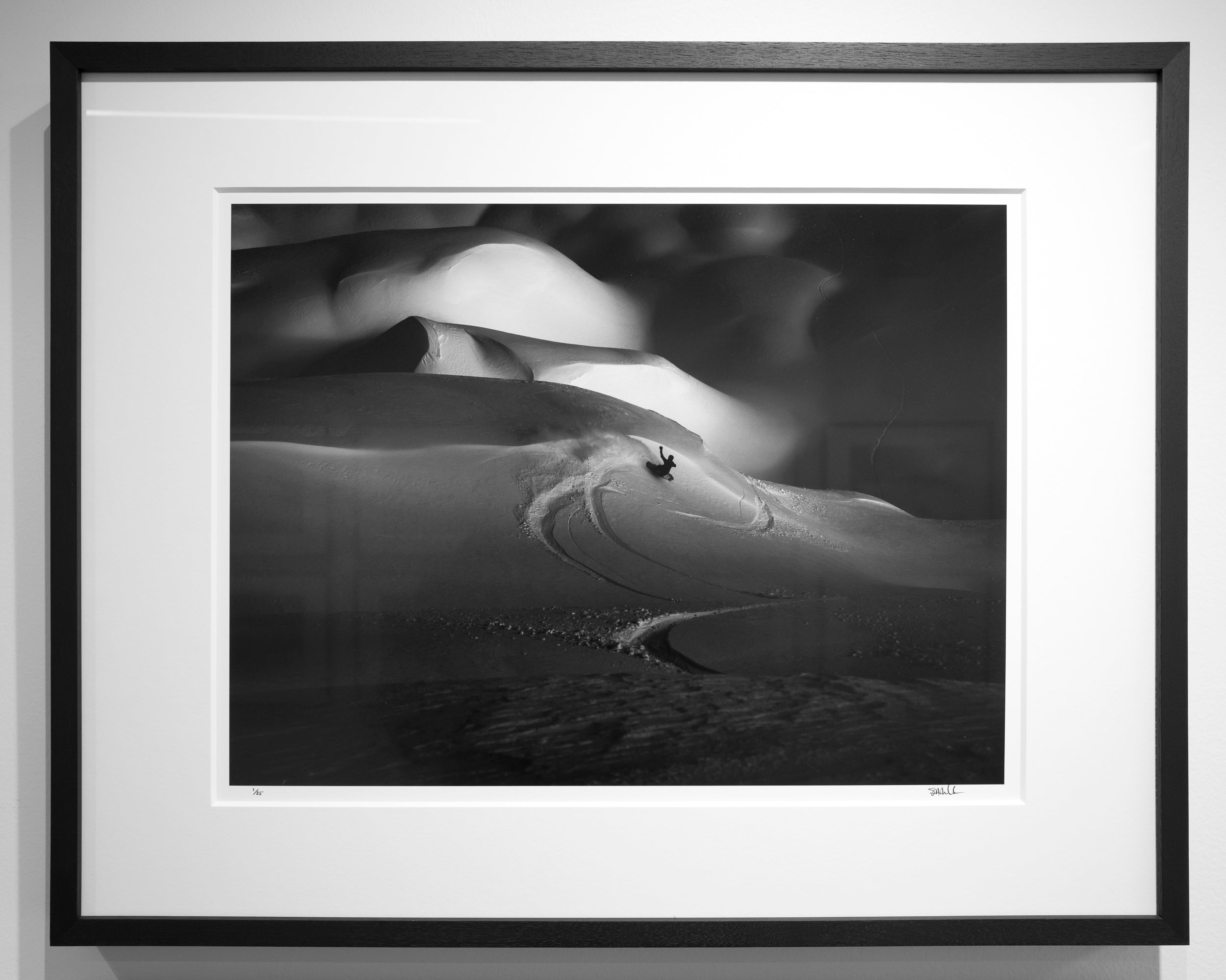 Surf Turns on Chair Peak Moonscape: Limited Edition Framed Print
