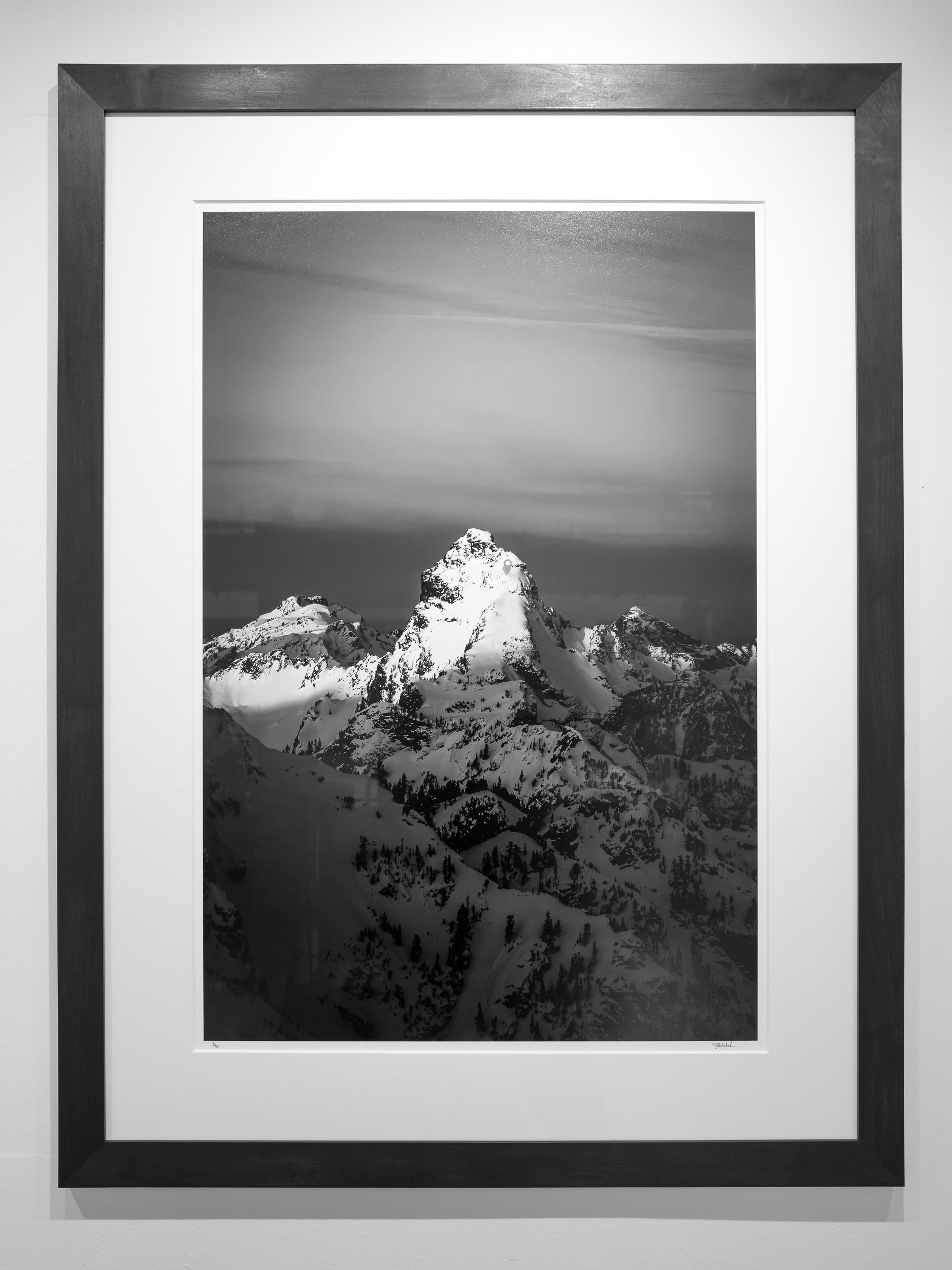 Thomson Peak East Face at Sunrise: 24x36 Limited Edition Framed Print