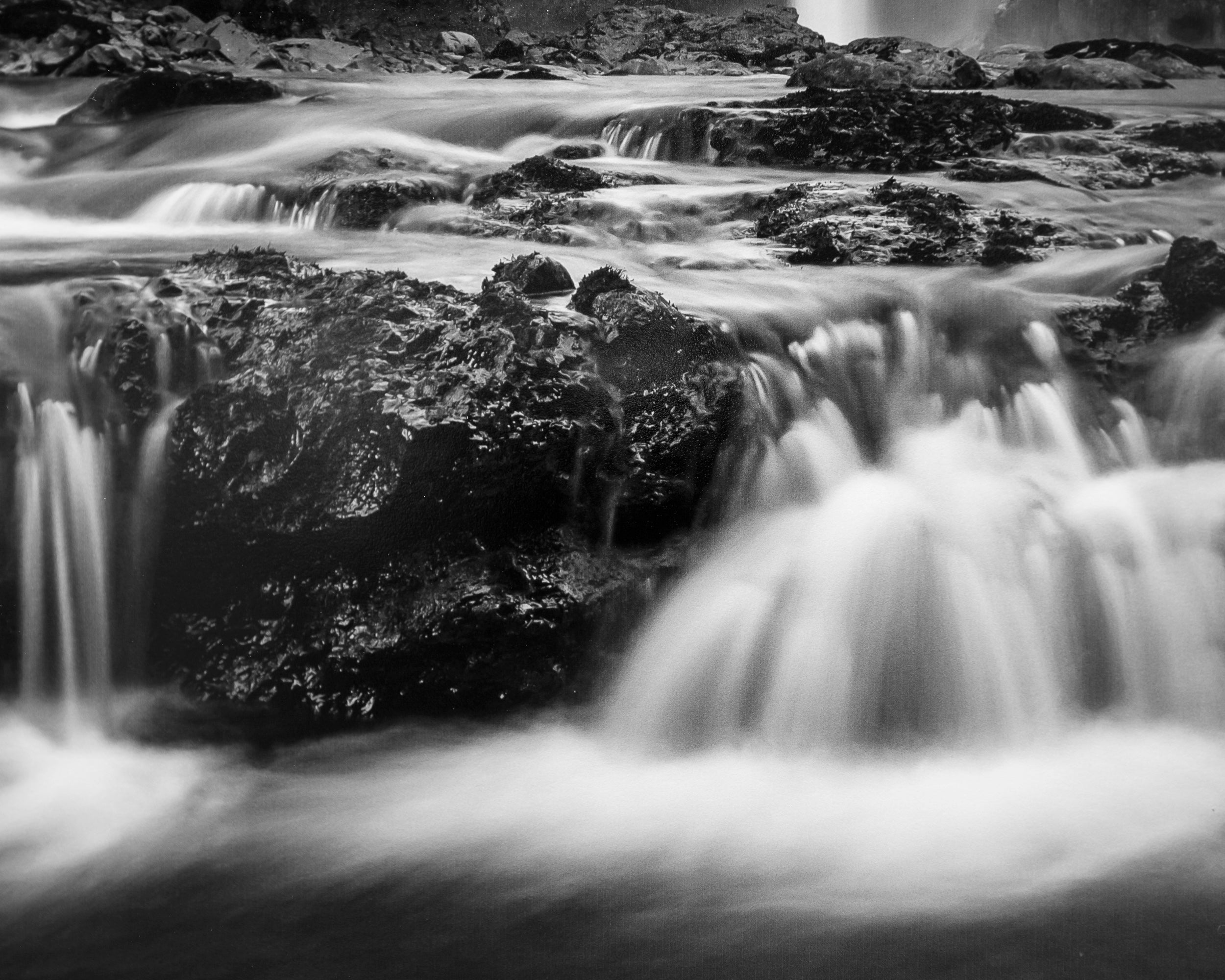 Cascading Streams below the Falls: Limited Edition Framed Print