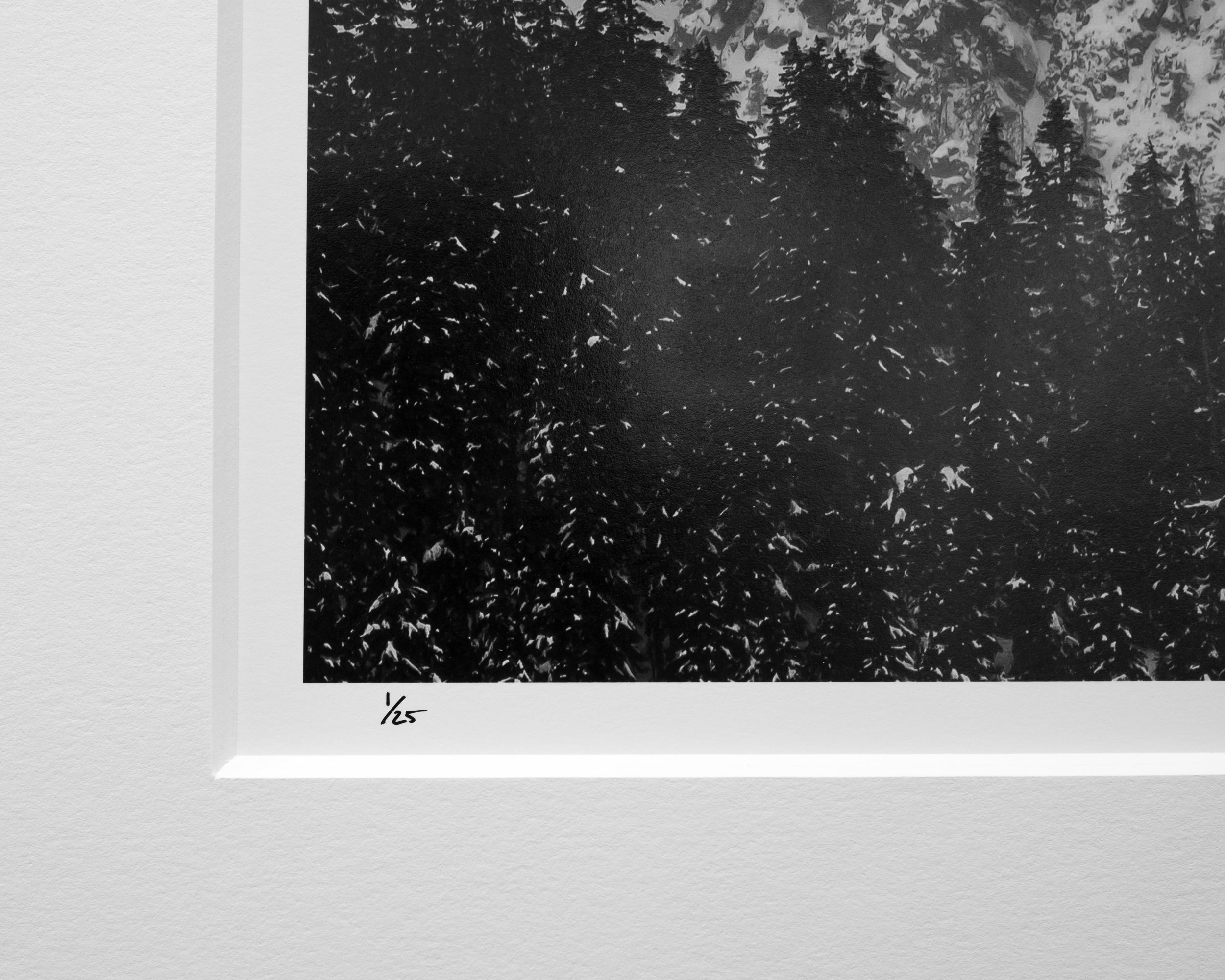 East Face of Guye below Chair Peak: Limited Edition Framed Print