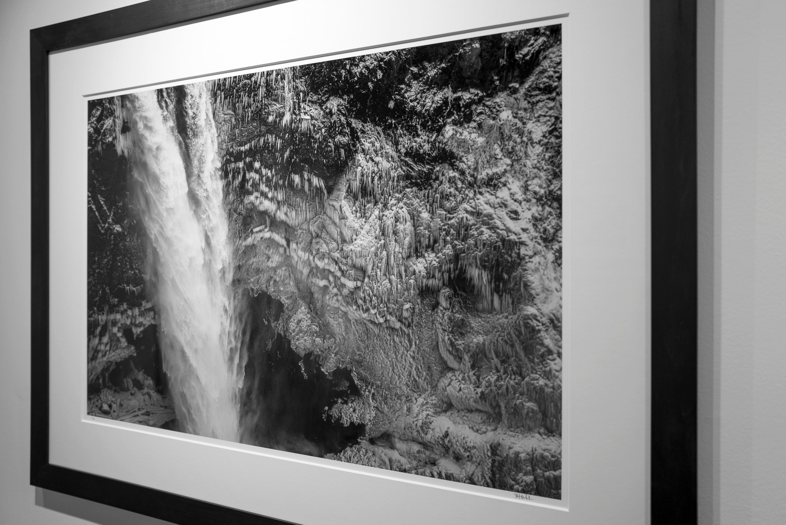 Falling in a World of Ice and Mist: 24x36 Limited Edition Framed Print