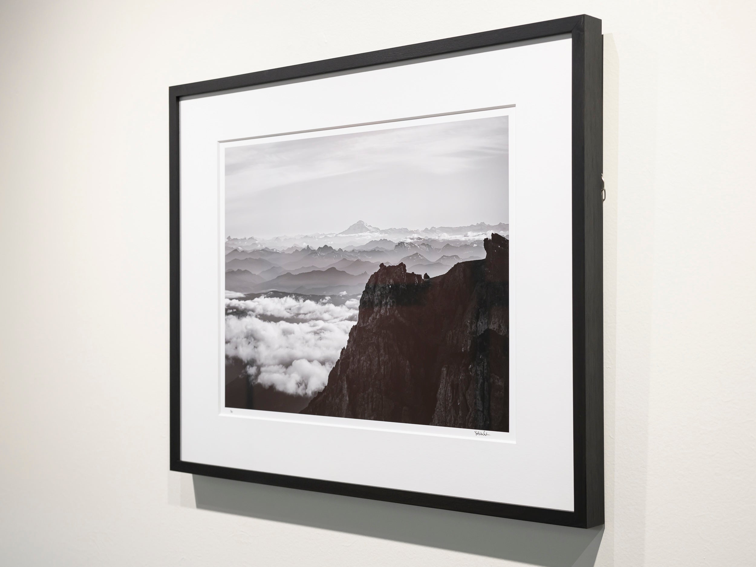 Glacier Peak from Steamboat Prow: Limited Edition Framed Print