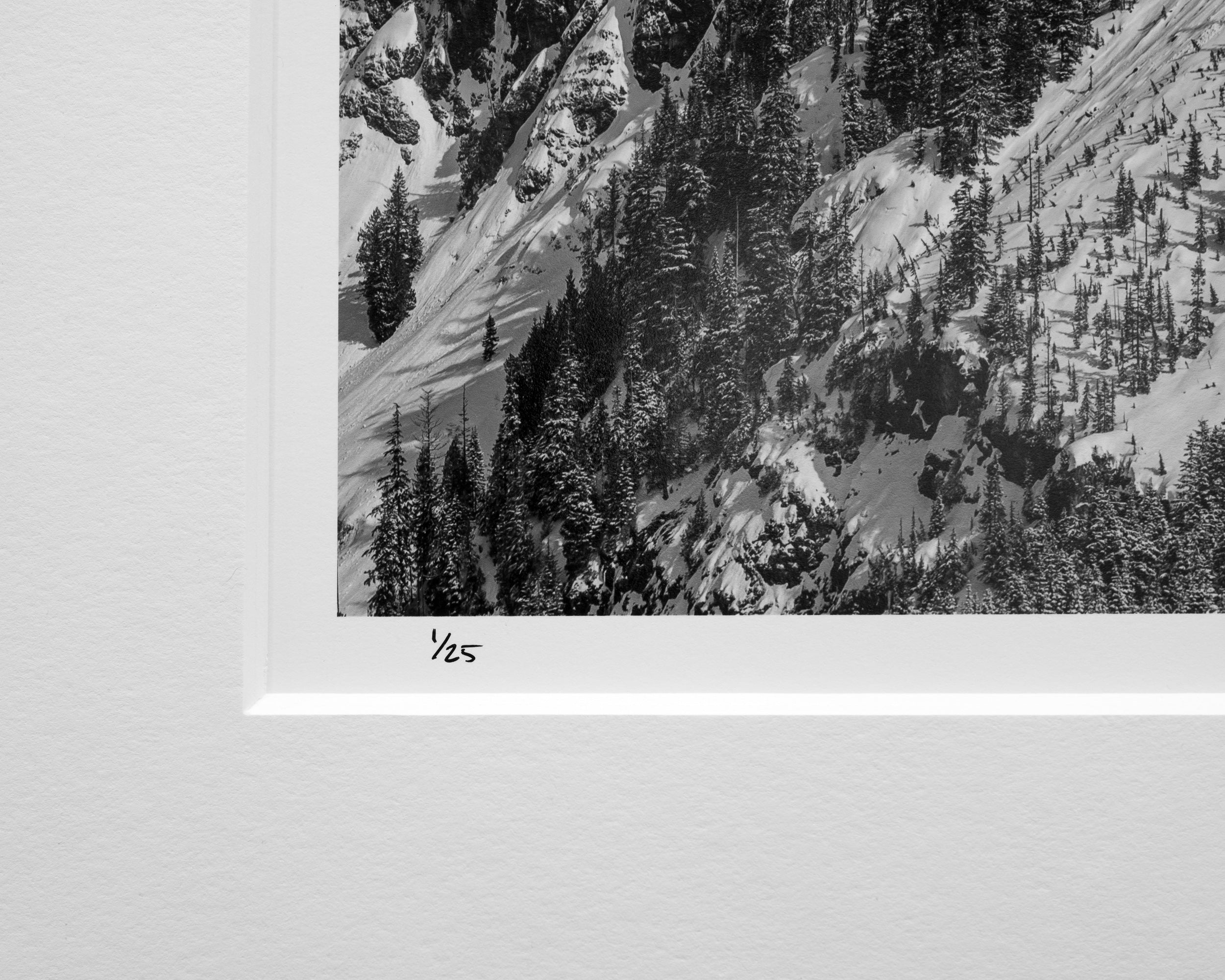 Guye Peak West Face in Winter: Limited Edition Framed Print