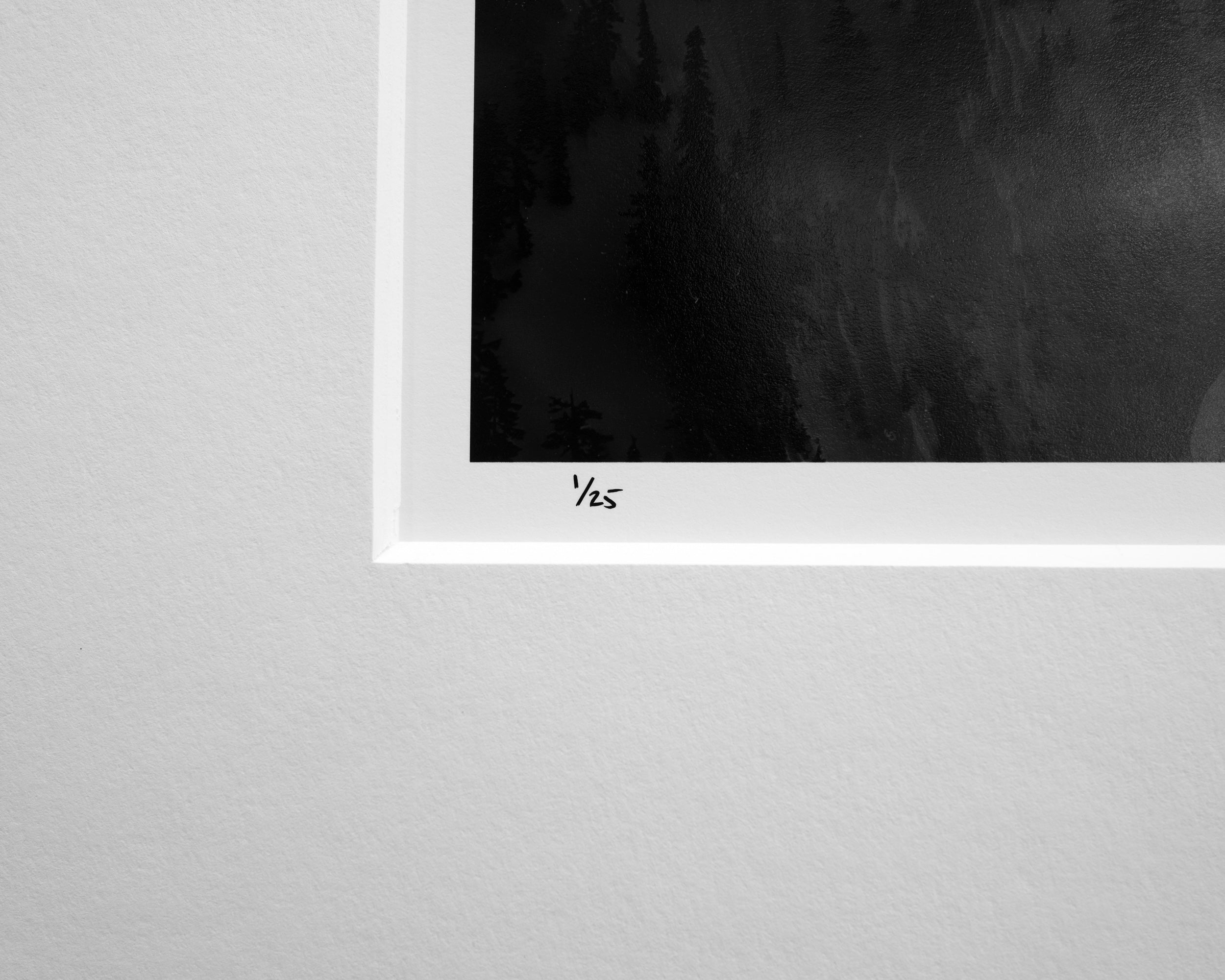 Pocket of Sunlight on Chair Peak Shoulder: Limited Edition Framed Print