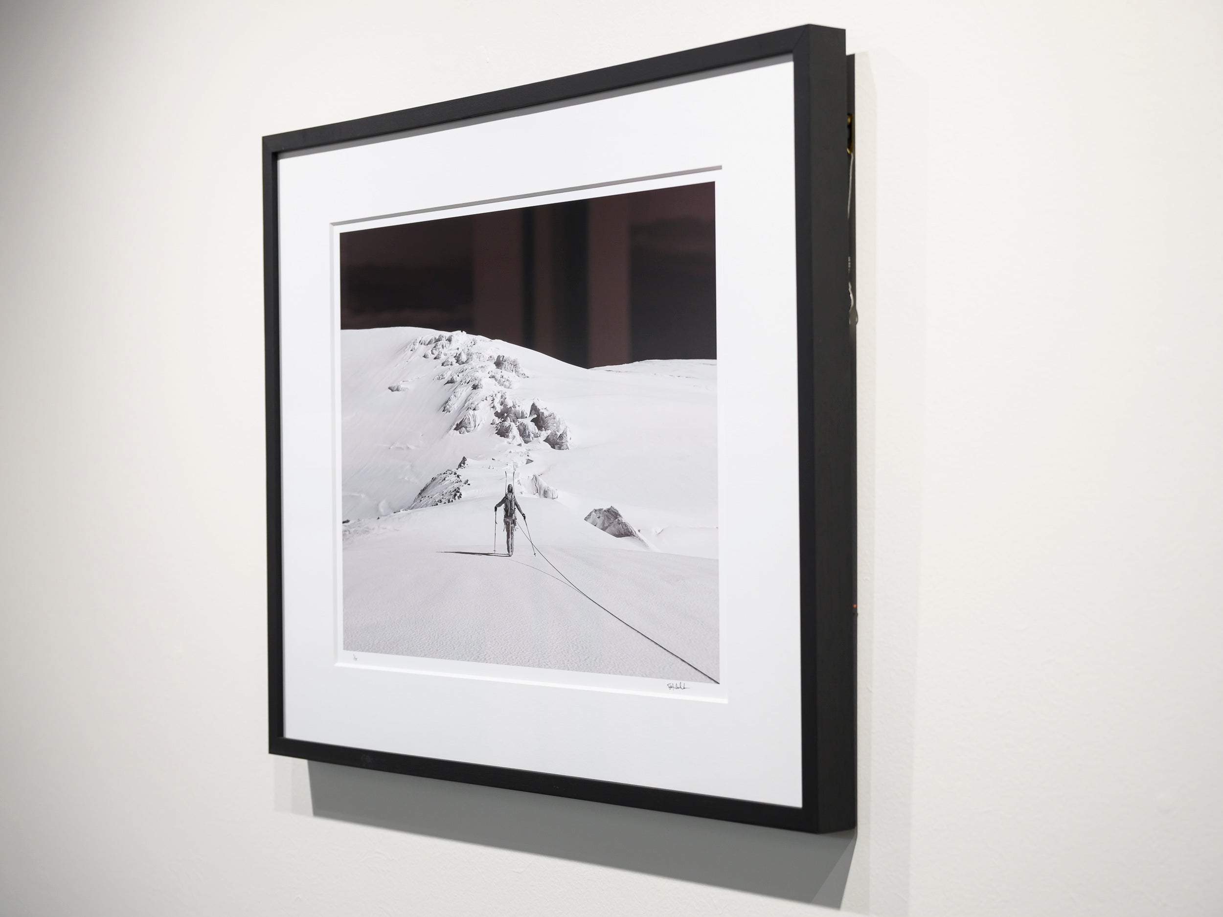 Summit in Sight on Upper Nisqually Glacier: Limited Edition Framed Print