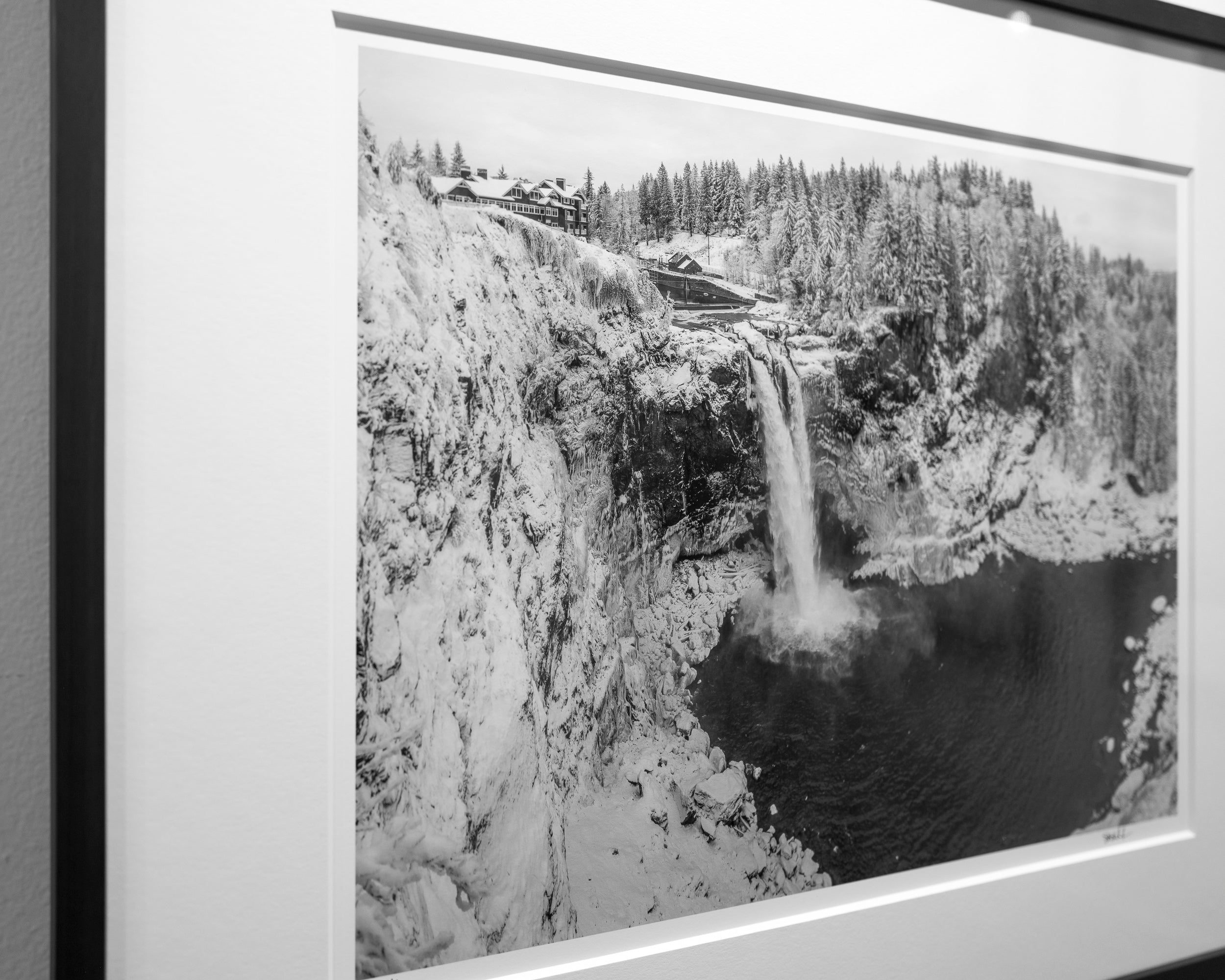 Winter Comes to Snoqualmie Falls: Limited Edition Framed Print