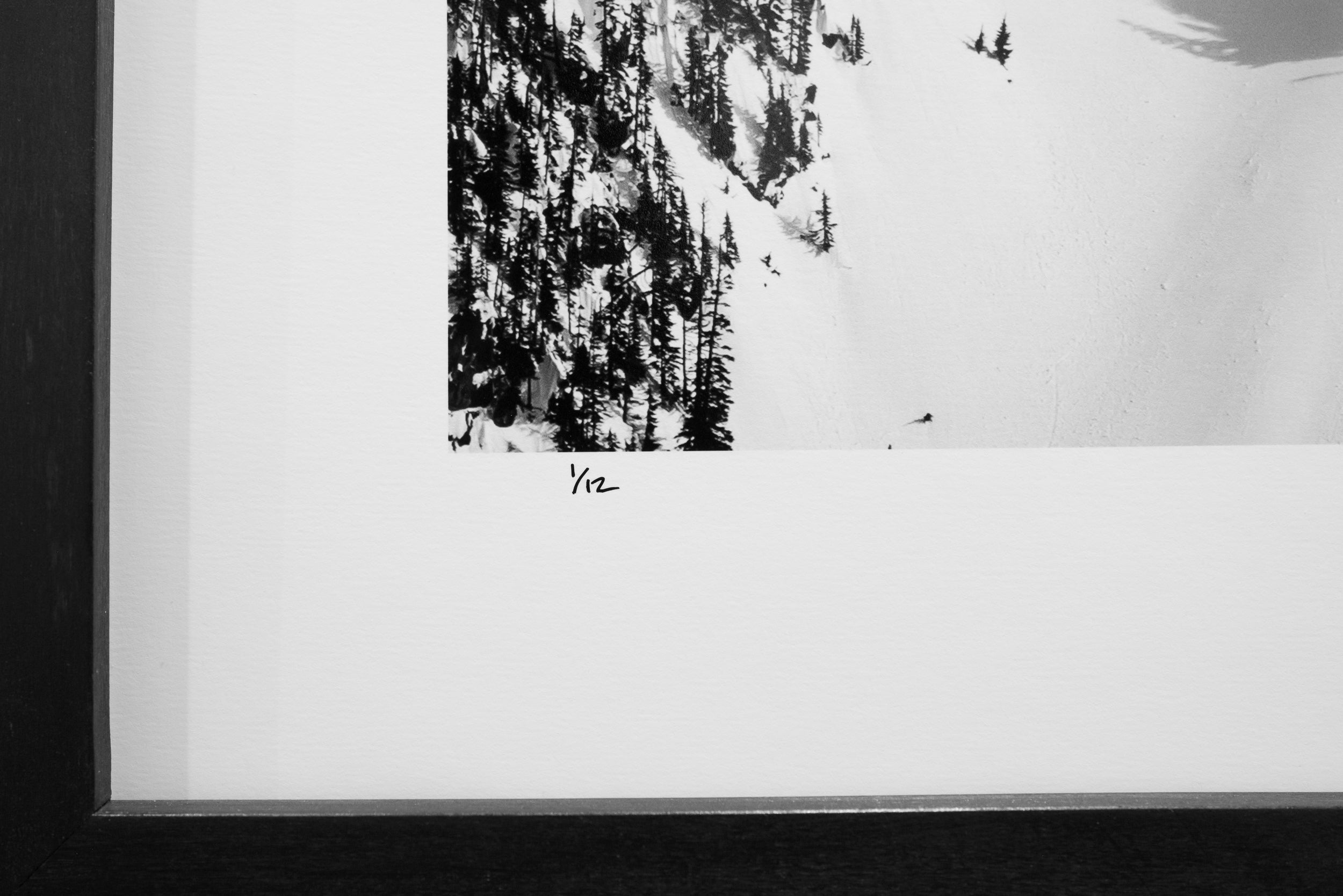 You are Here: Snoqualmie Slot Couloir: 34x60 Limited Edition Framed Print