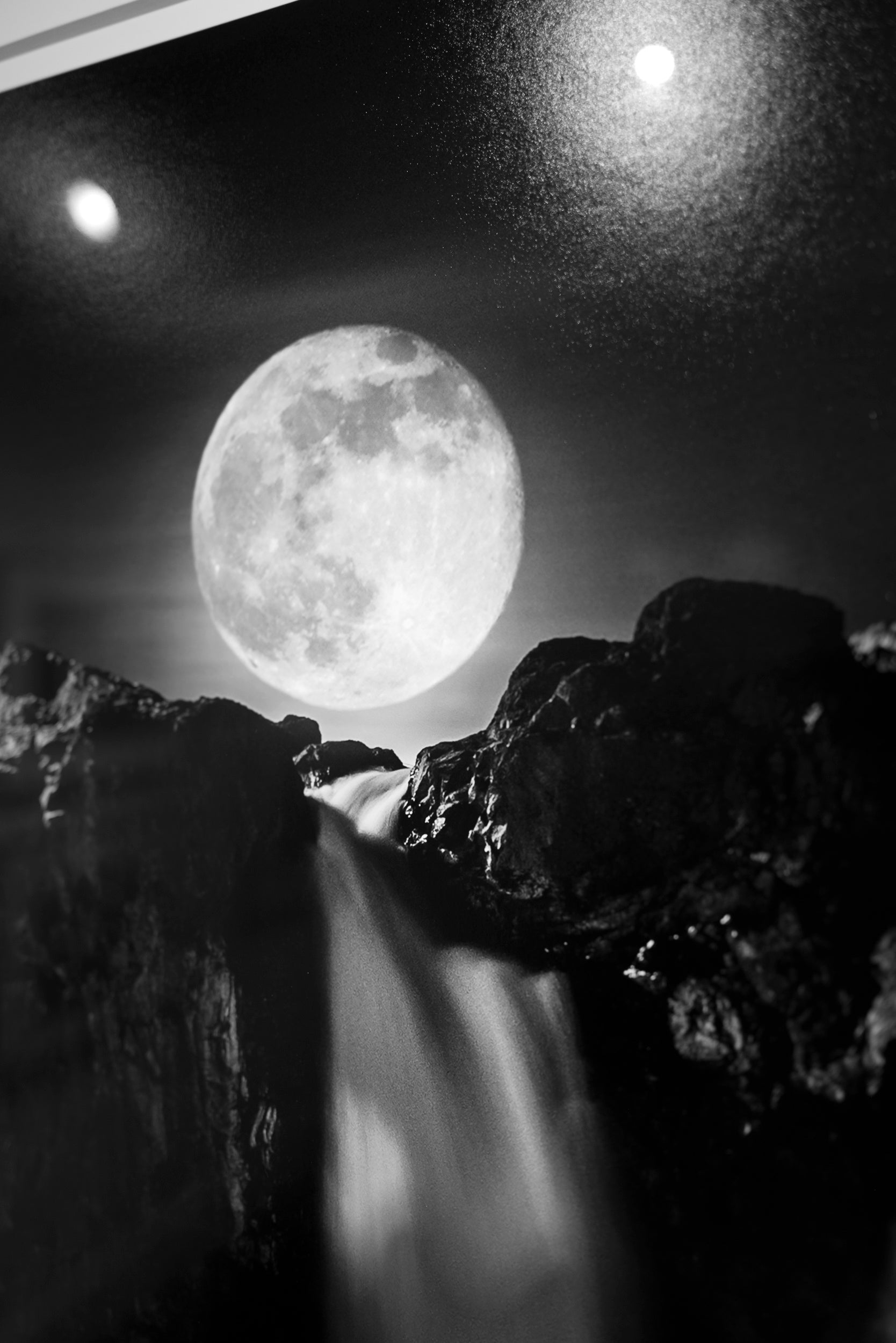 Full Moon Over Ribbons of Silk: 48x24 Limited Edition Print