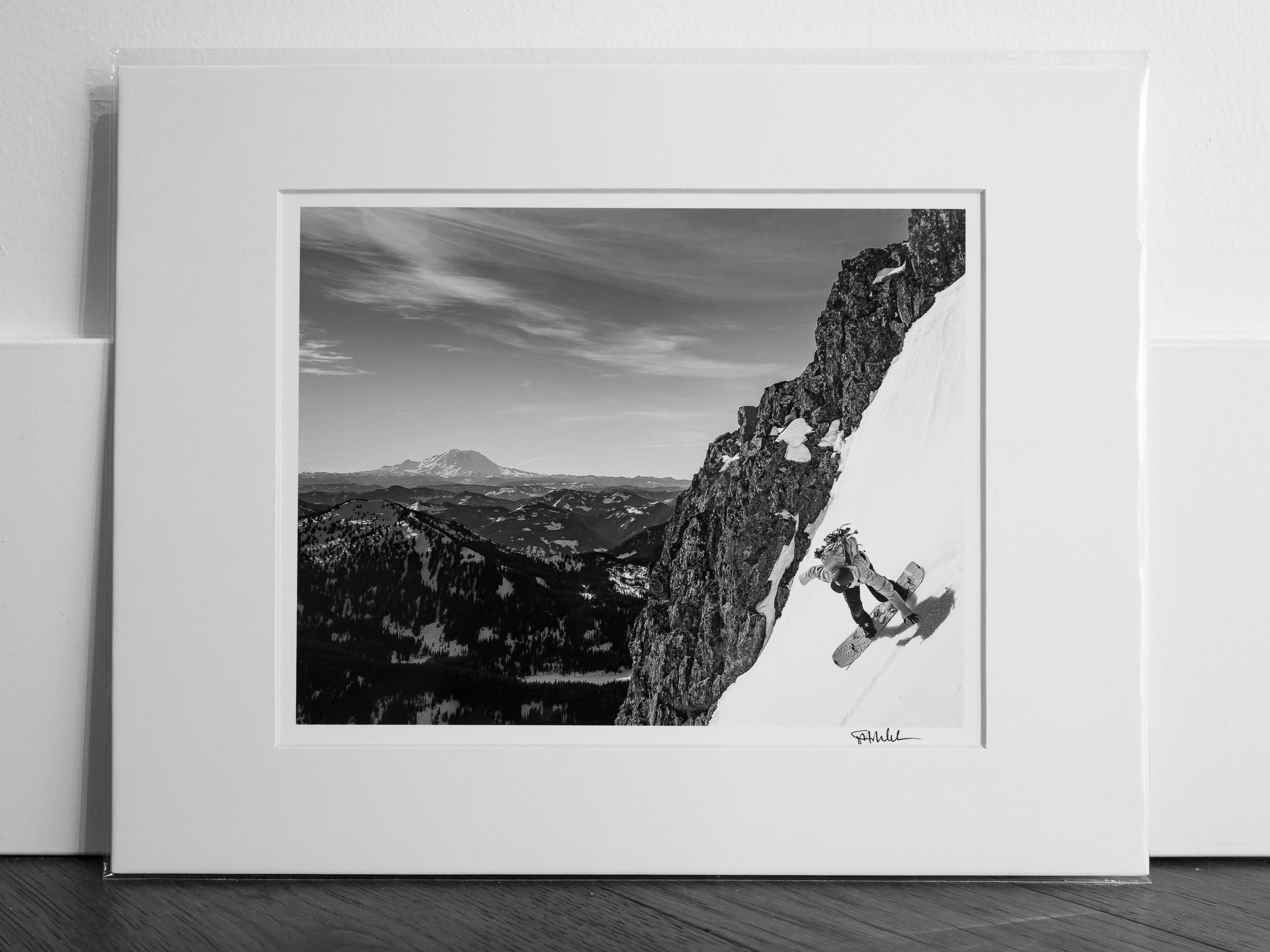 Corn Carving on Kaleetan South Face: 8x10 Open Edition Matted Print