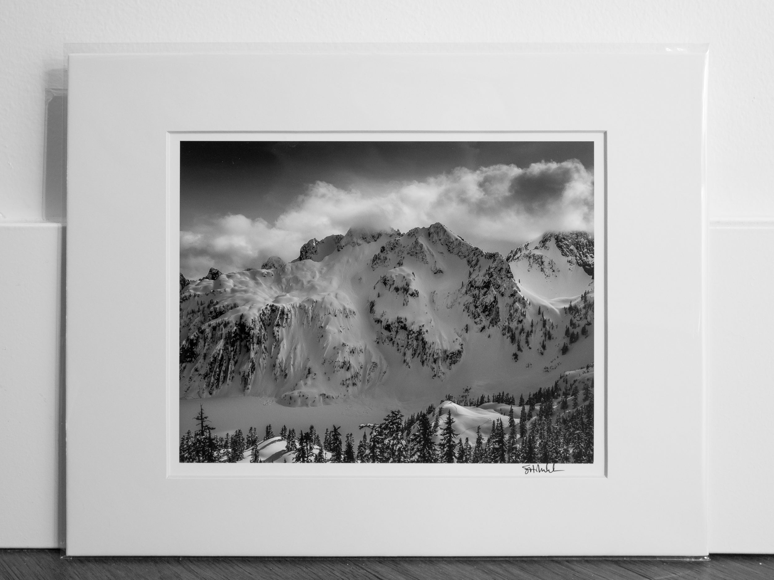 Melakwa and Chair North Faces: 8x10 Open Edition Matted Print